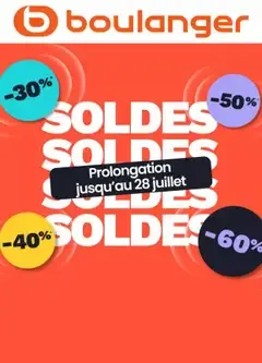 Boulanger Soldes Prolongation