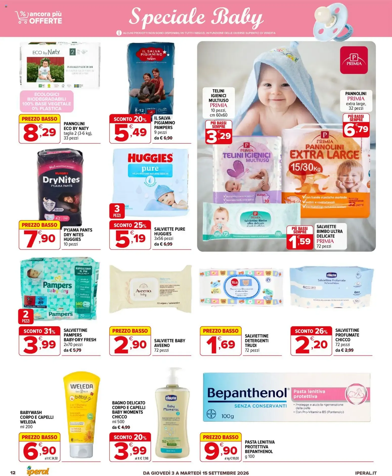 Nuovo Iperal volantino Ancora Più Offerte dal 03/09/2026 > offerte anteprima 🛍️ da 3 settembre a 15 settembre di 2026 - Pagina del volantino 12