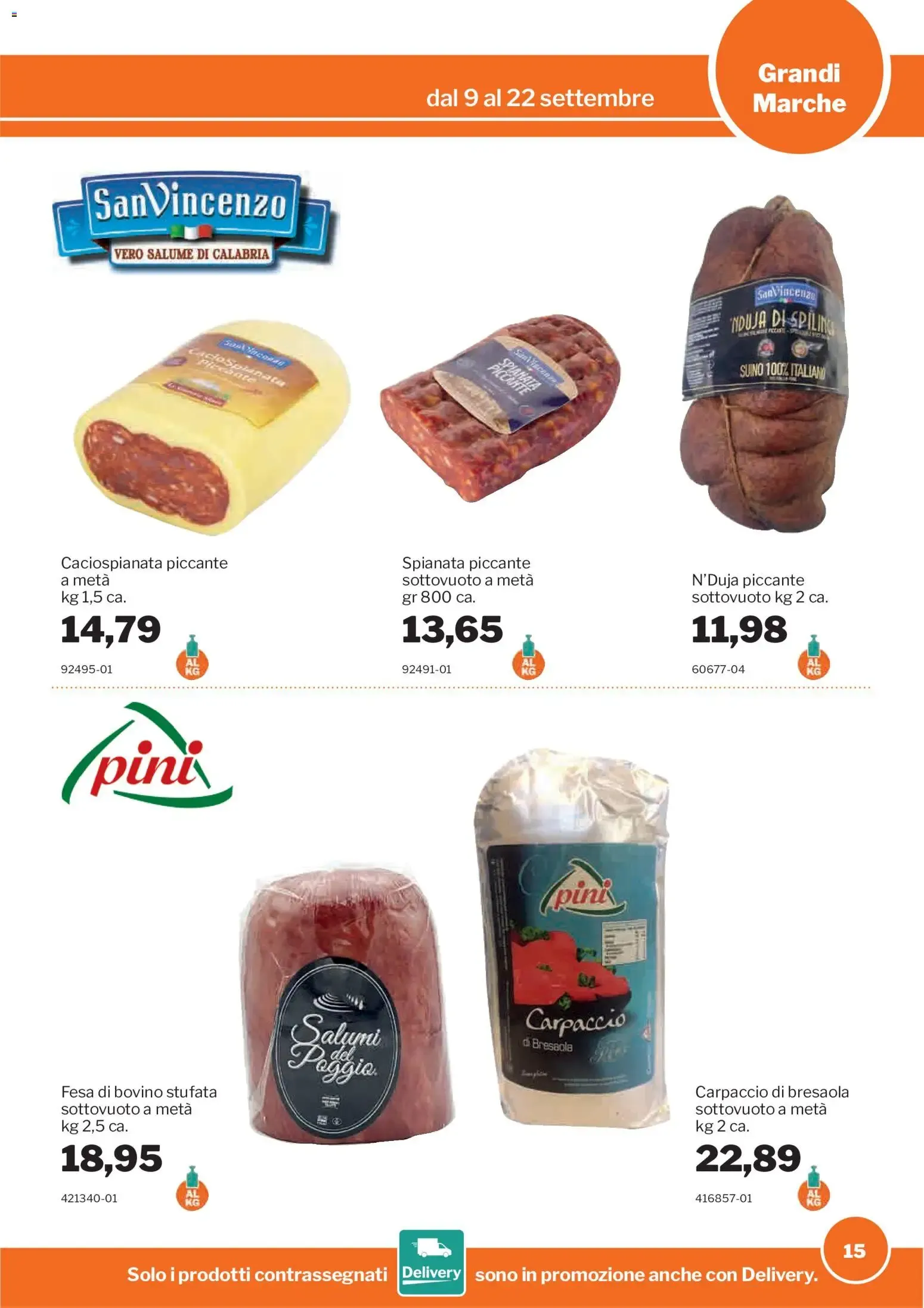 Promozioni GrosMarket da 9 settembre a 22 settembre di 2026 - Pagina del volantino 15