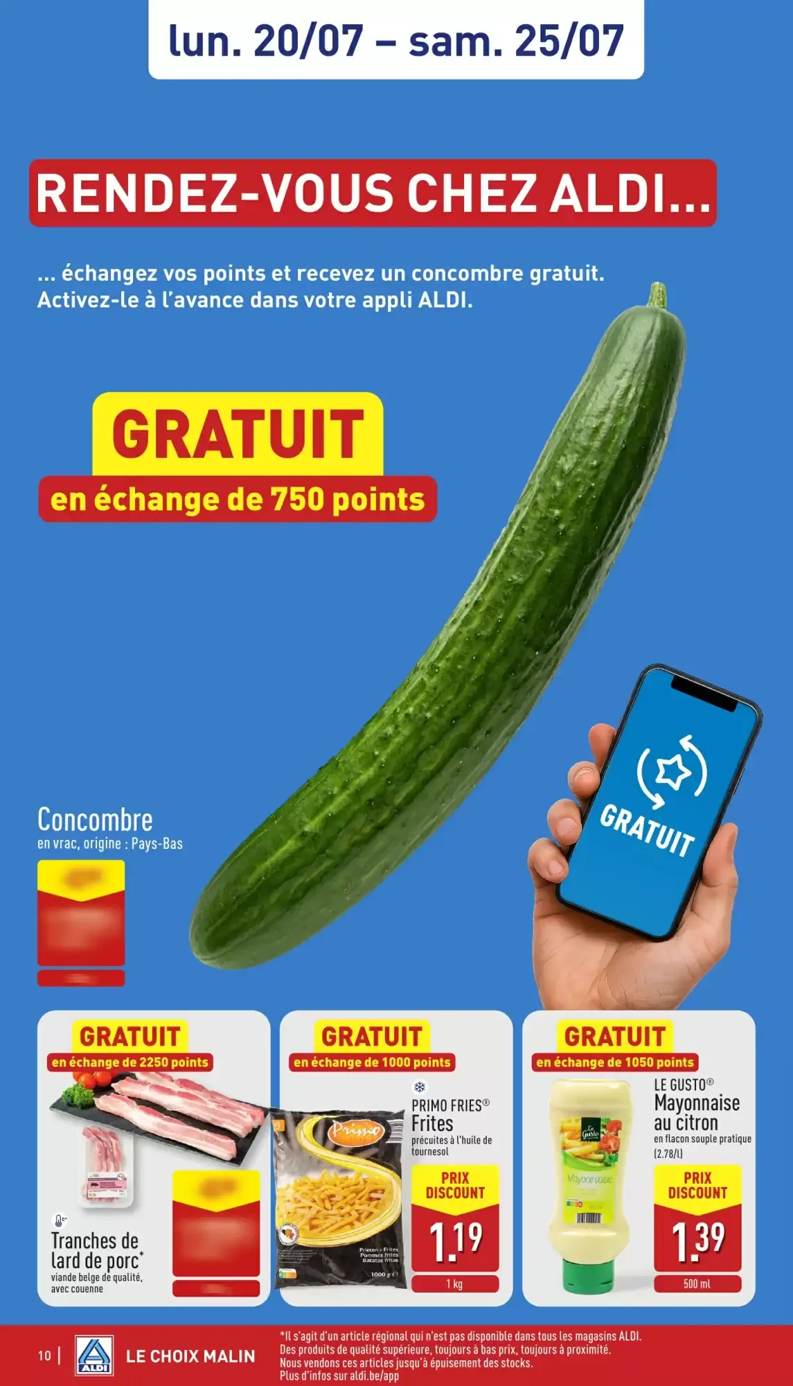 ALDI Dépliant 20/07 - 25/07 van 20 juli tot 25 juli 2026 - folder pagina 10
