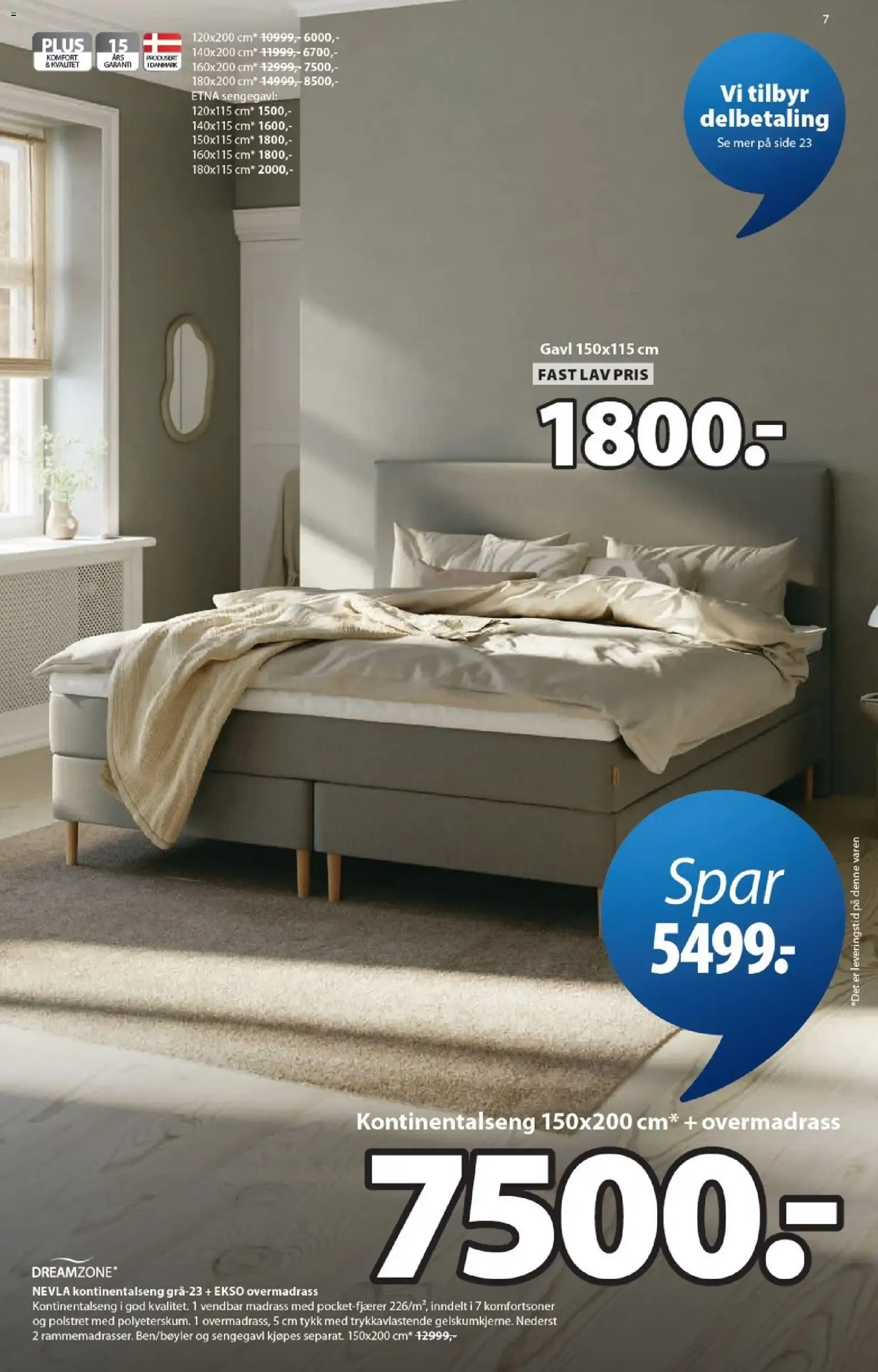 JYSK: Små priser og store besparelser fra 5. oktober til 17. oktober 2026 - kundeavisside 7