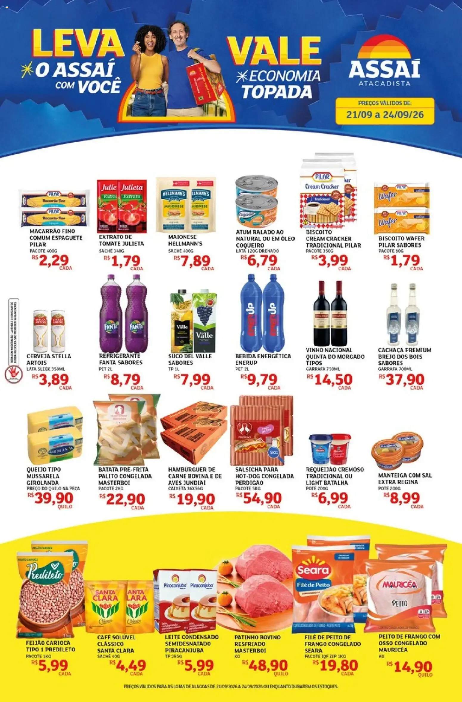 Encarte de Assaí Atacadista ofertas - AL de 21/09/2026 | Promoções Online 21 de setembro até 24 de setembro 2026 - Pagina 1