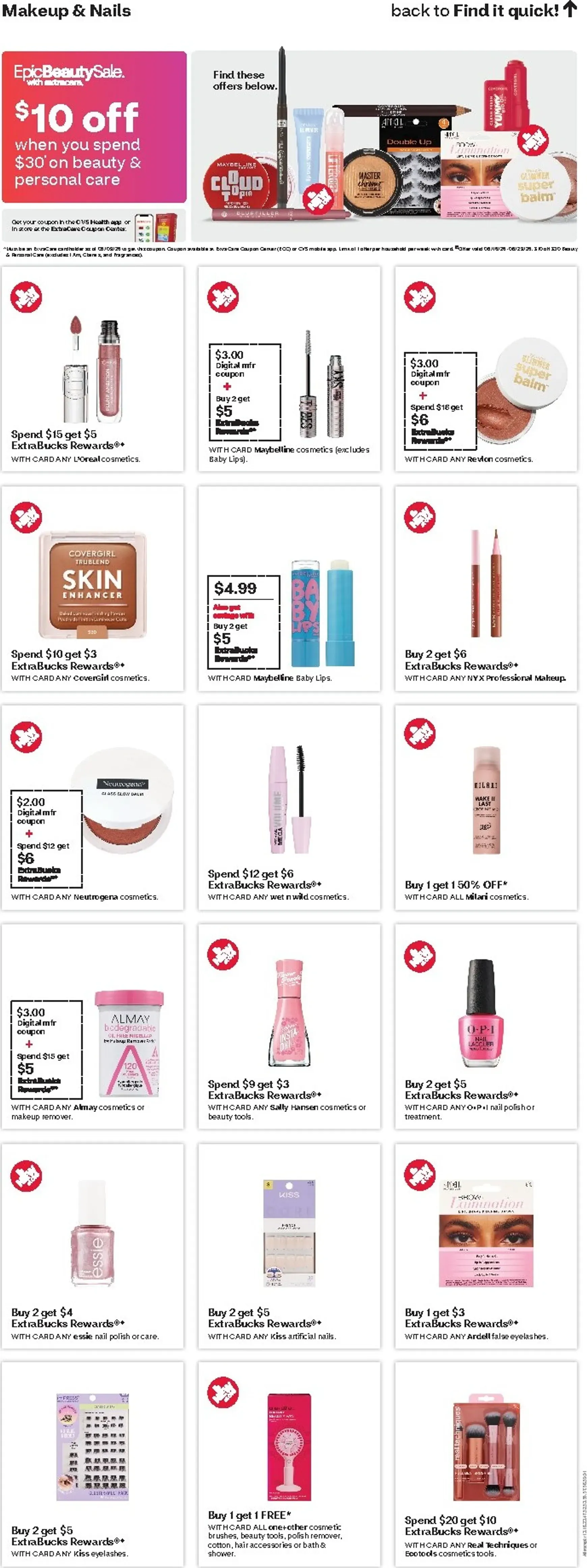 Weekly promotion Epic Beauty Sale with Extracare spanning from August 16 to August 22 2026 - Page 11 for Catalogue 365