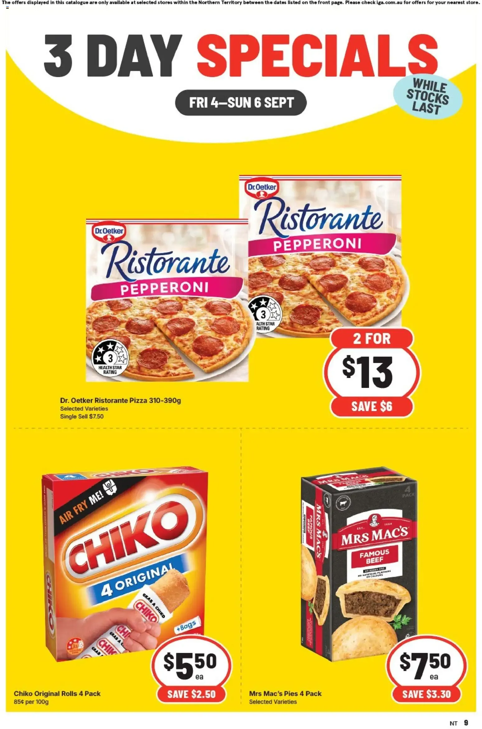 3 DAY SPECIALS - Catalogue valid from 4 September to 6 September 2026 - page 3