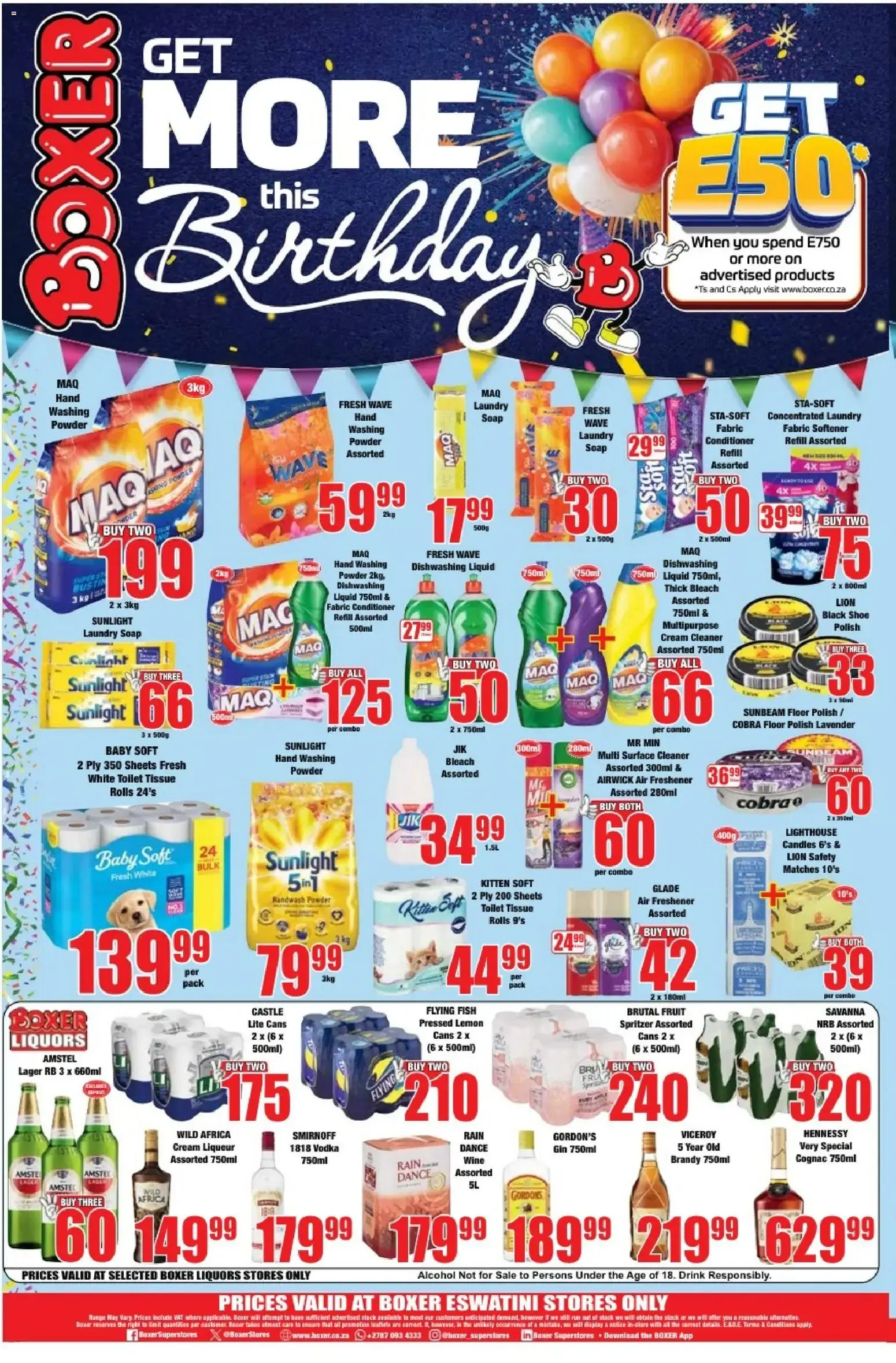 Boxer: Get More This Birthday from 19 June to 5 July 2026 - Catalogue Page 8