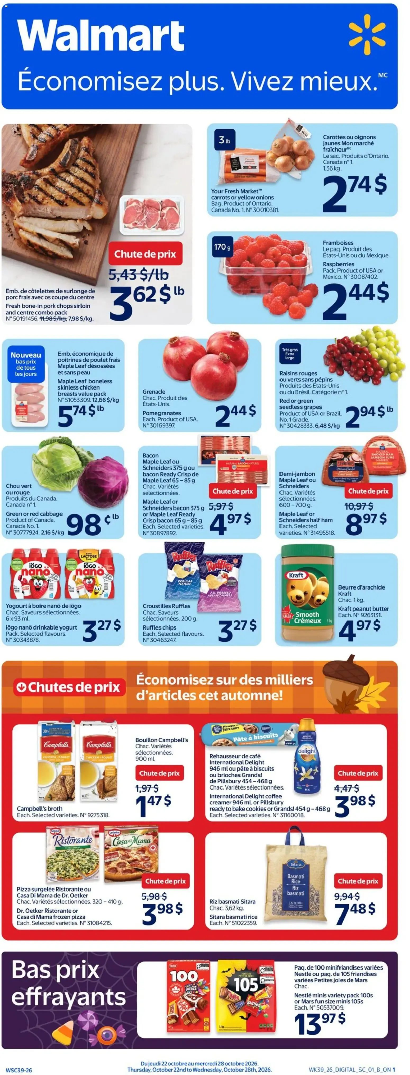 Walmart circulaire from Oct 22, 2026 > weekly specials & deals from October 22 to October 28 2026 - flyer page 1