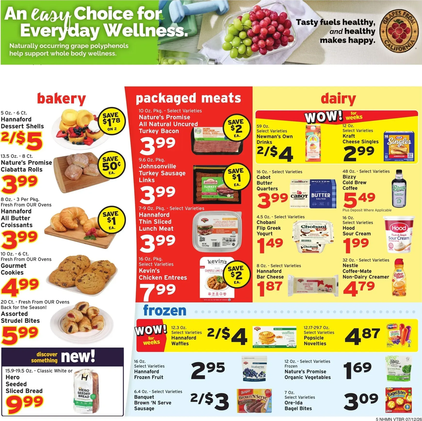 Weekly ad Current Hannaford leaflet valid from Sunday 07/12/2026 to Saturday 07/18/2026 from July 12 to July 18 2026 - Page 5