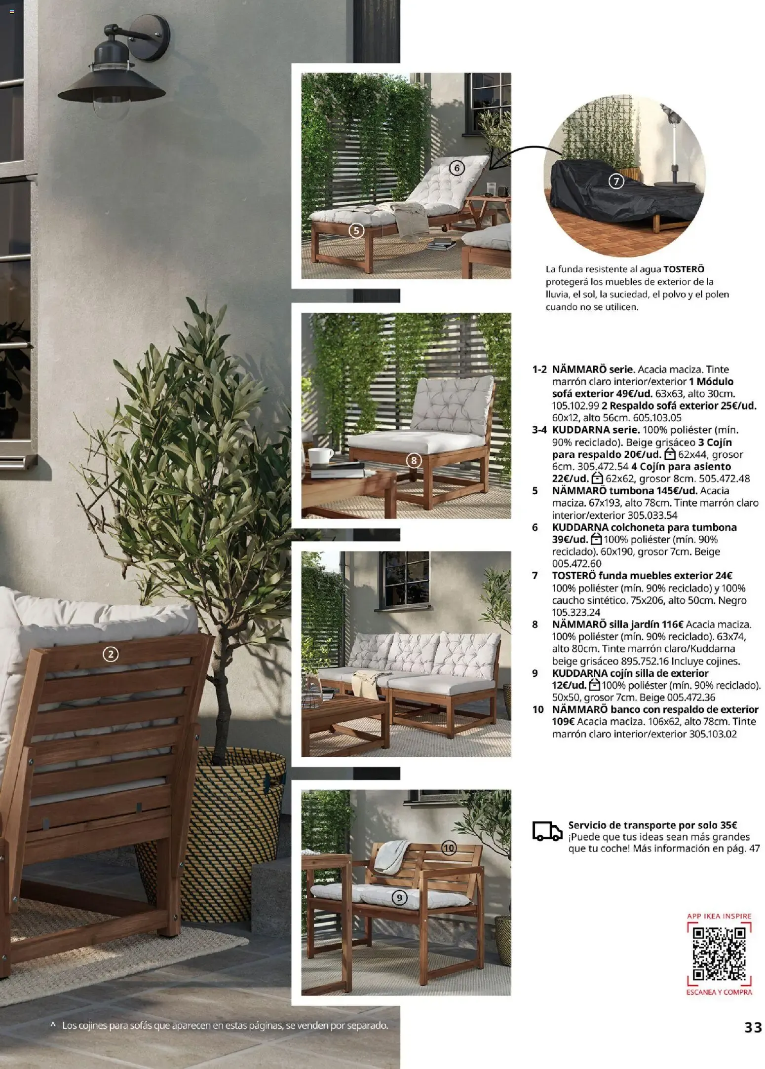 Catálogo de IKEA - Muebles de exterior del 01/09/2026 1 de septiembre al 31 de enero 2027 - Página 33