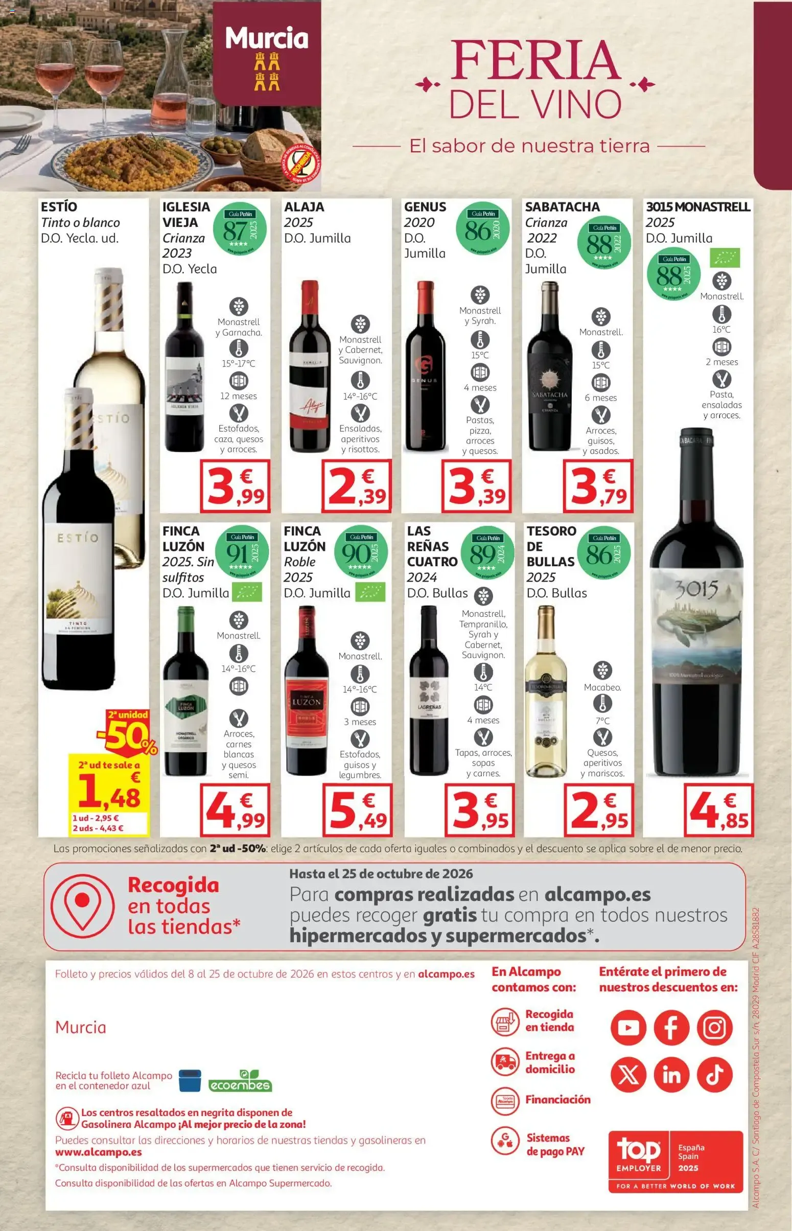 Catálogo de Feria del Vino - Alcampo 8 de octubre al 25 de octubre 2026 - Página 36