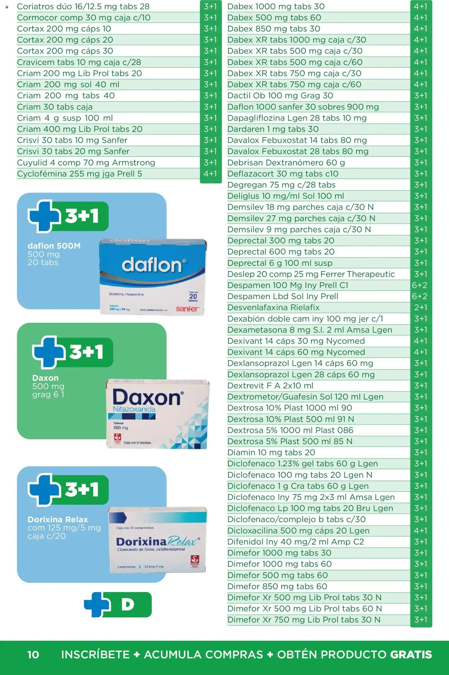 Catálogo de Chedraui folleto Plan de farmacia (01/07/2026 - 30/09/2026) - catálogo en línea 1 de julio al 30 de septiembre 2026 - Pagina 10