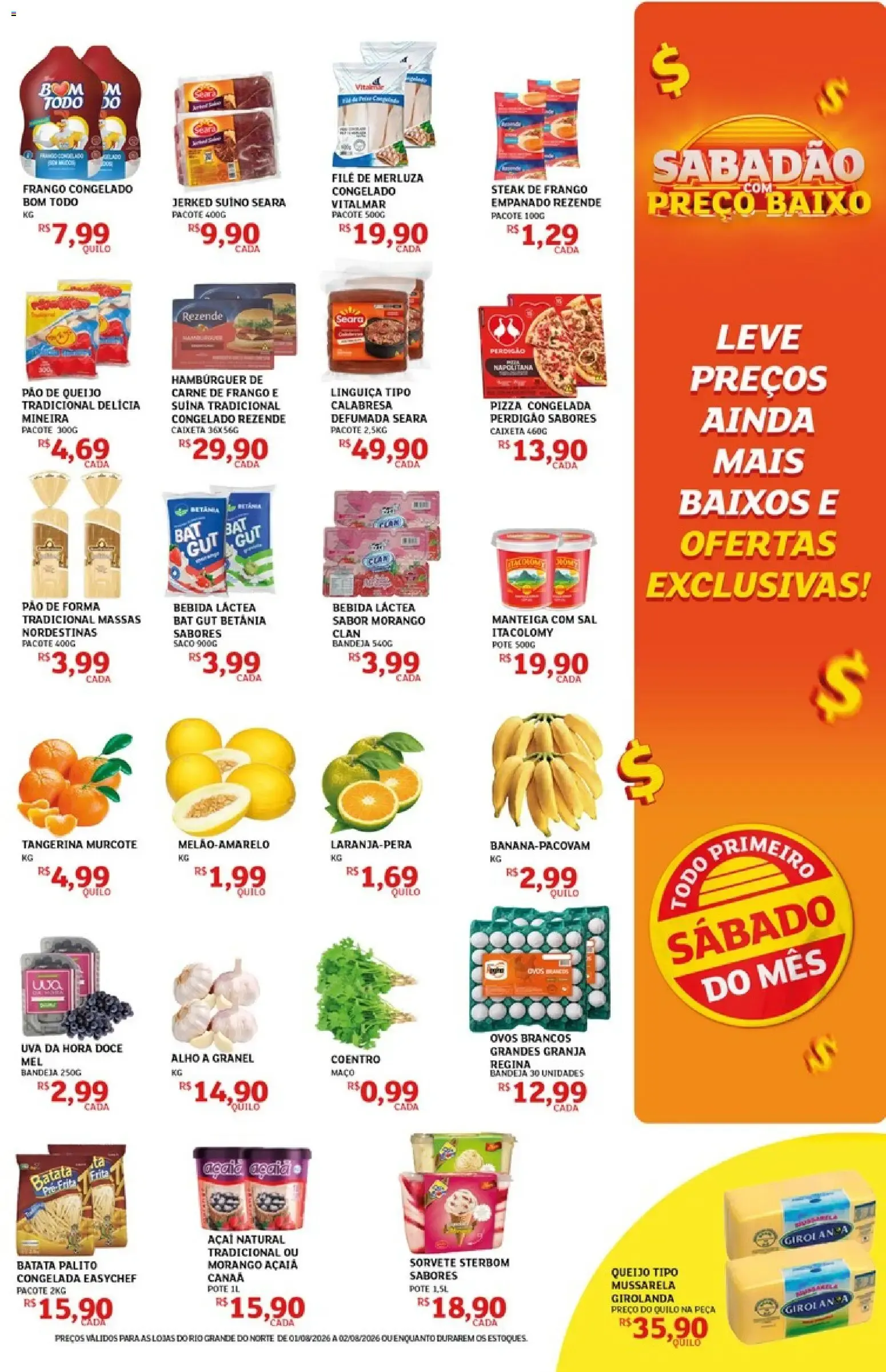 Encarte de Assaí Atacadista - Sabadão com Preço Baixo 1 de agosto até 2 de agosto 2026 - Pagina 3