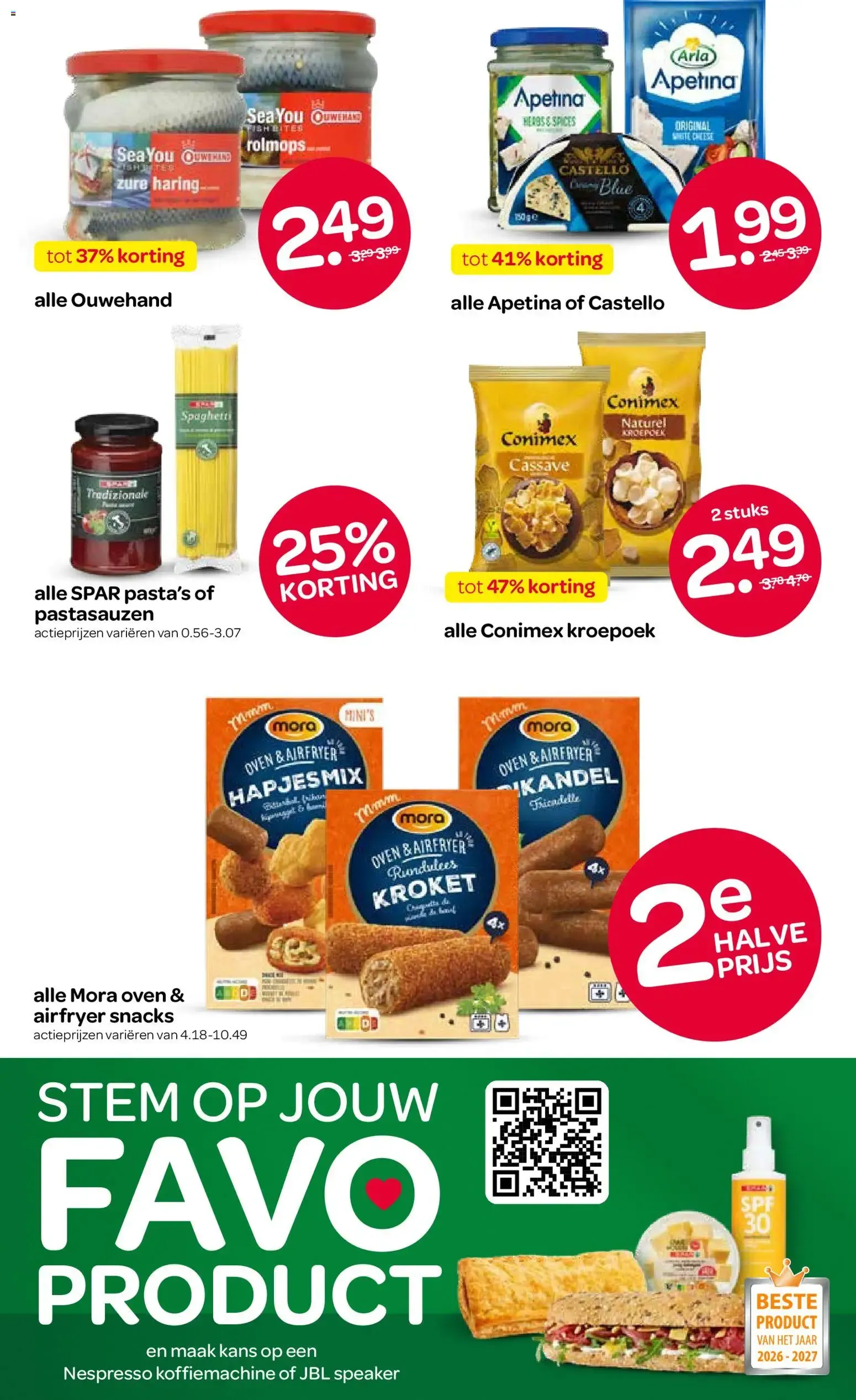 Spar 1+1 gratis en vegetales para wok van 8 oktober tot 21 oktober 2026 - Folder pagina 12