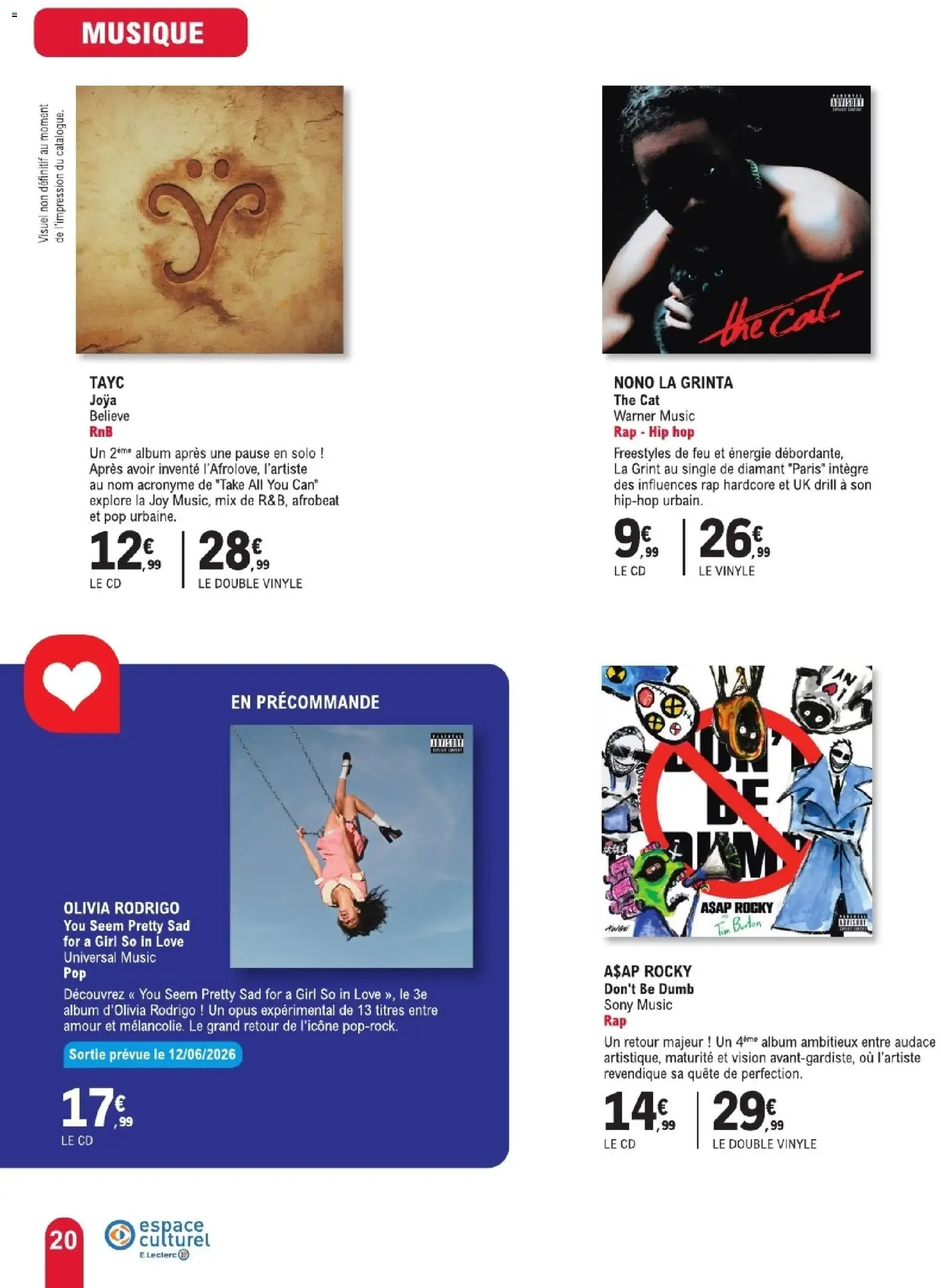 CULTURISSIMO du 9 juin au 27 juin 2026 - Catalogue page 20