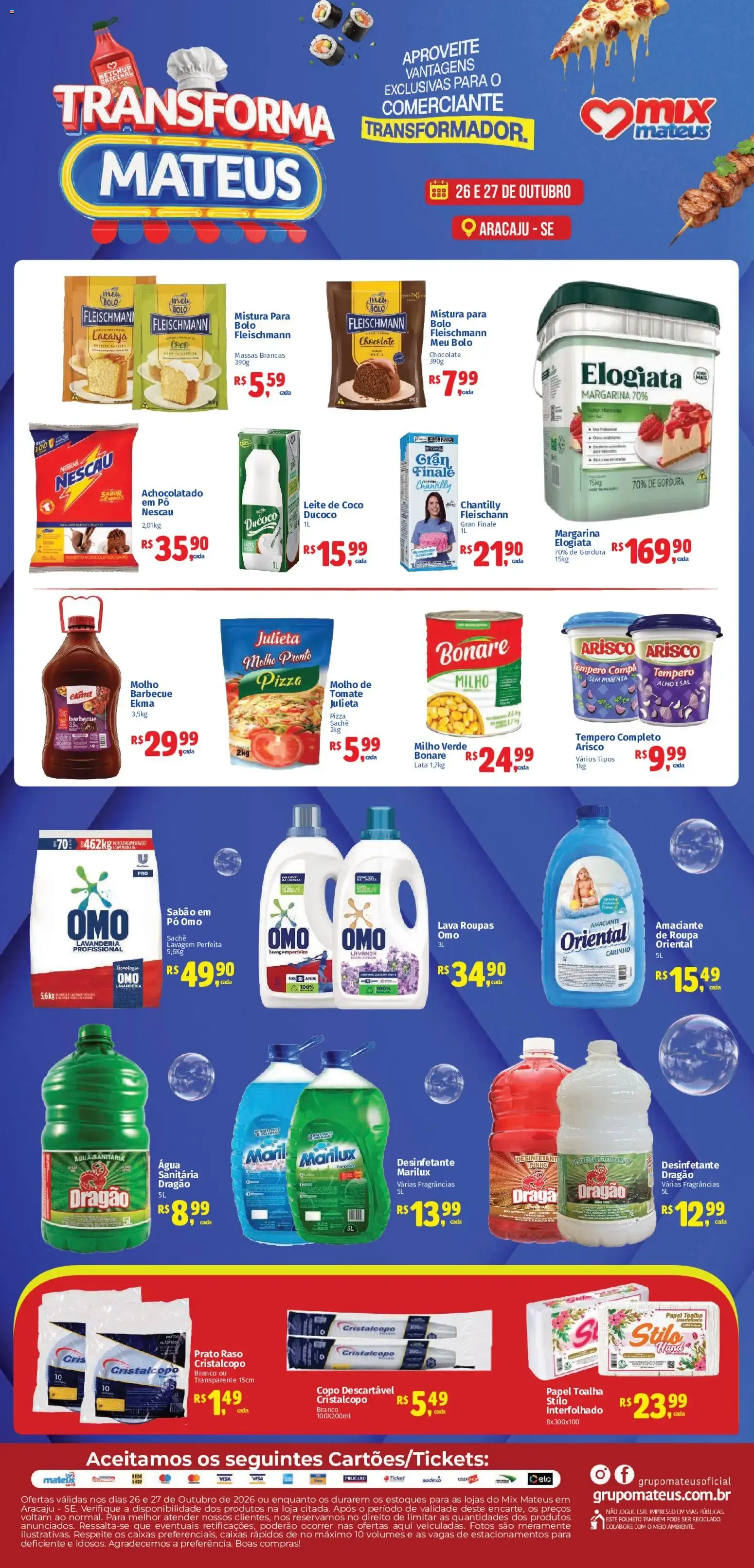 Encarte de Mateus ofertas Transforma mateus de 26/10/2026 | Promoções Online 26 de outubro até 27 de outubro 2026 - Pagina 1