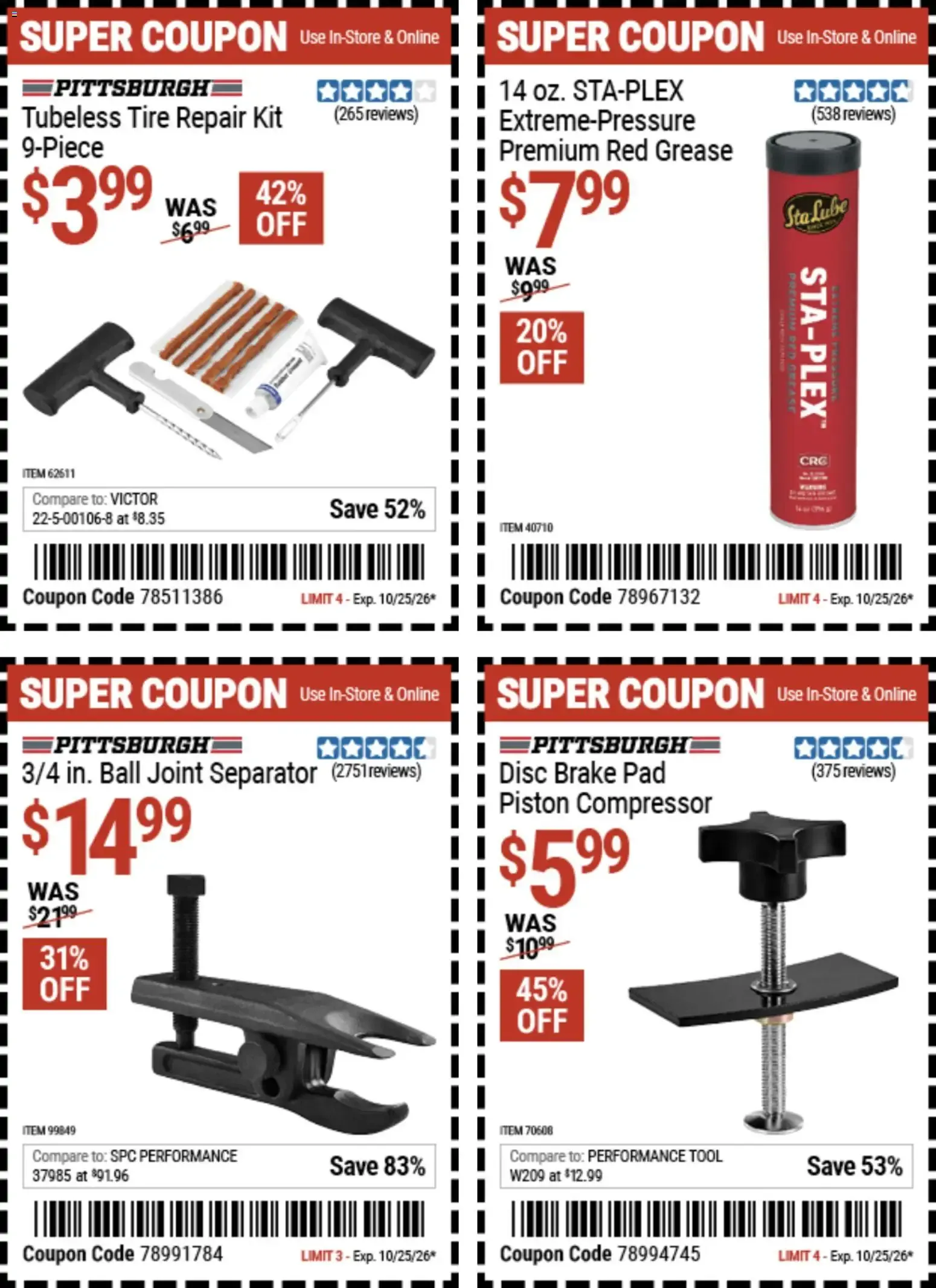 Weekly ad Harbor Freight Weekly Ad (10/12 - 10/25 2026) - Flyer from October 12 to October 25 2026 - Page 10