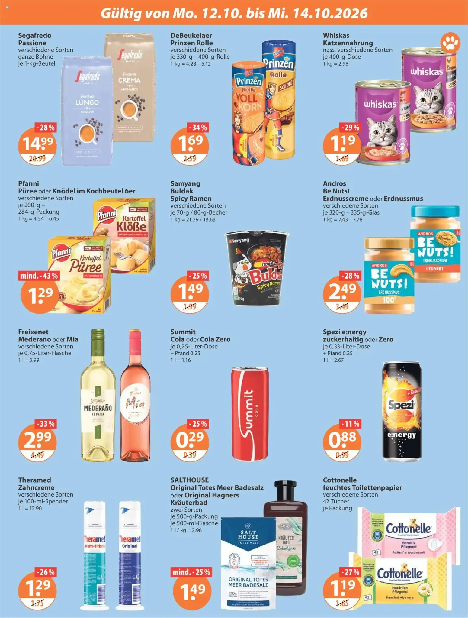 Angebote V-Markt Angebote (ab 08.10.2026) von 8. Oktober bis 14. Oktober 2026 - Prospekt seite 25