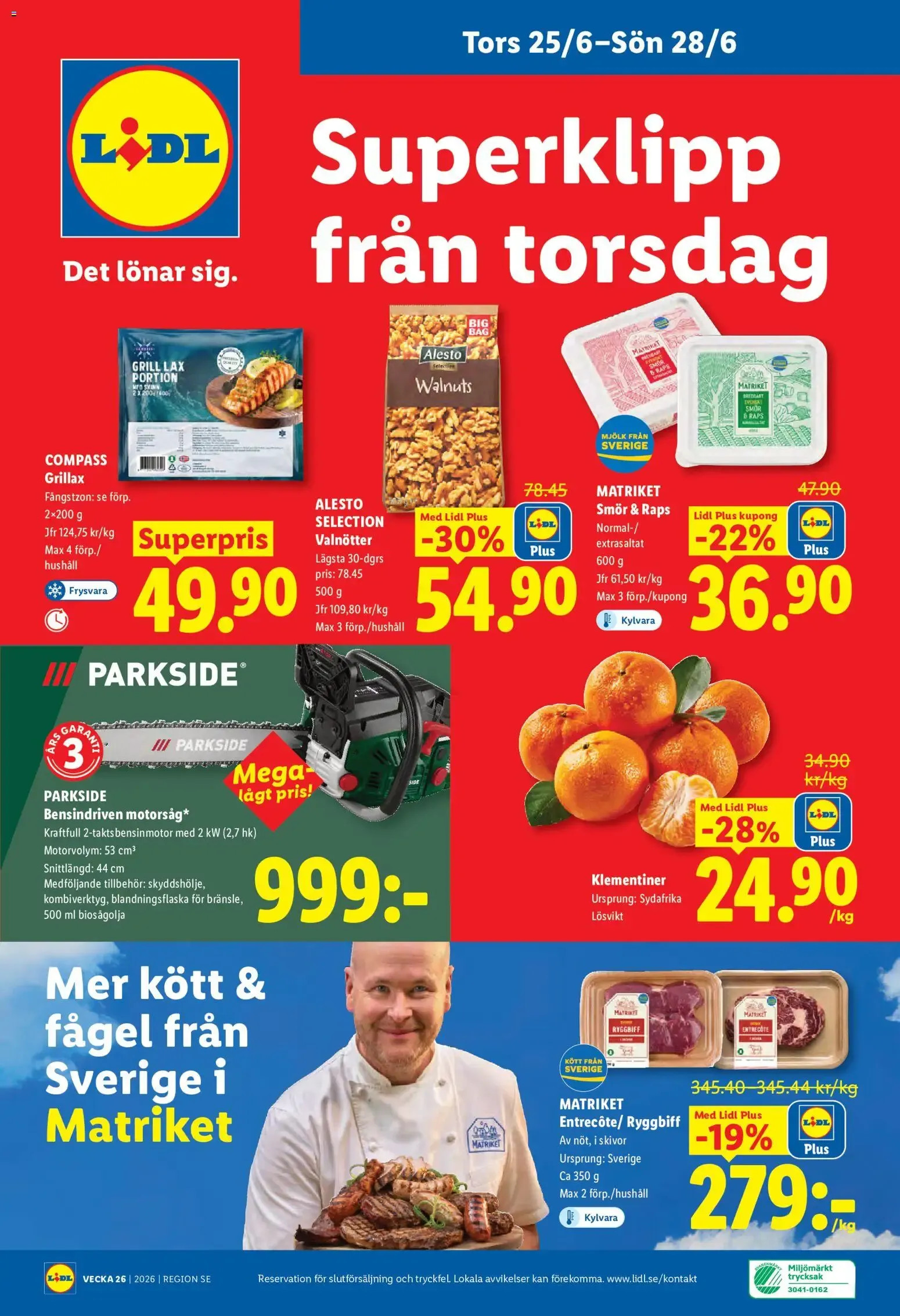 Lidl: Veckans erbjudanden 22/6-28/6 från 22 juni till 28 juni 2026 - Reklamblad sidor 28