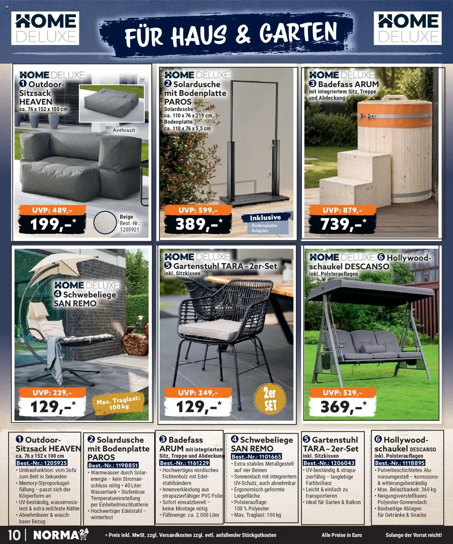 Norma Bestellmagazin Juli 2026 (ab 01.07.2026) zum blättern » Angebote von 1. Juli bis 31. Juli 2026 - Prospekt seite 10