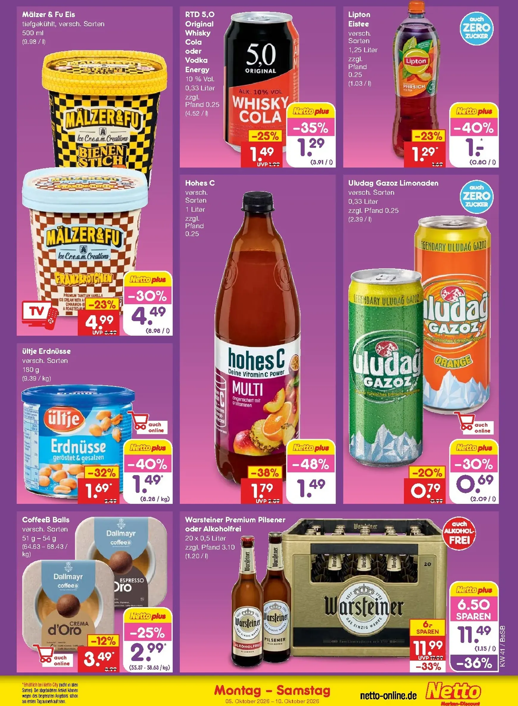 Netto Marken Discount Prospekt – von Montag 05.10.2026 bis Samstag 10.10.2026 von 5. Oktober bis 10. Oktober 2026 - Prospekt seite 20