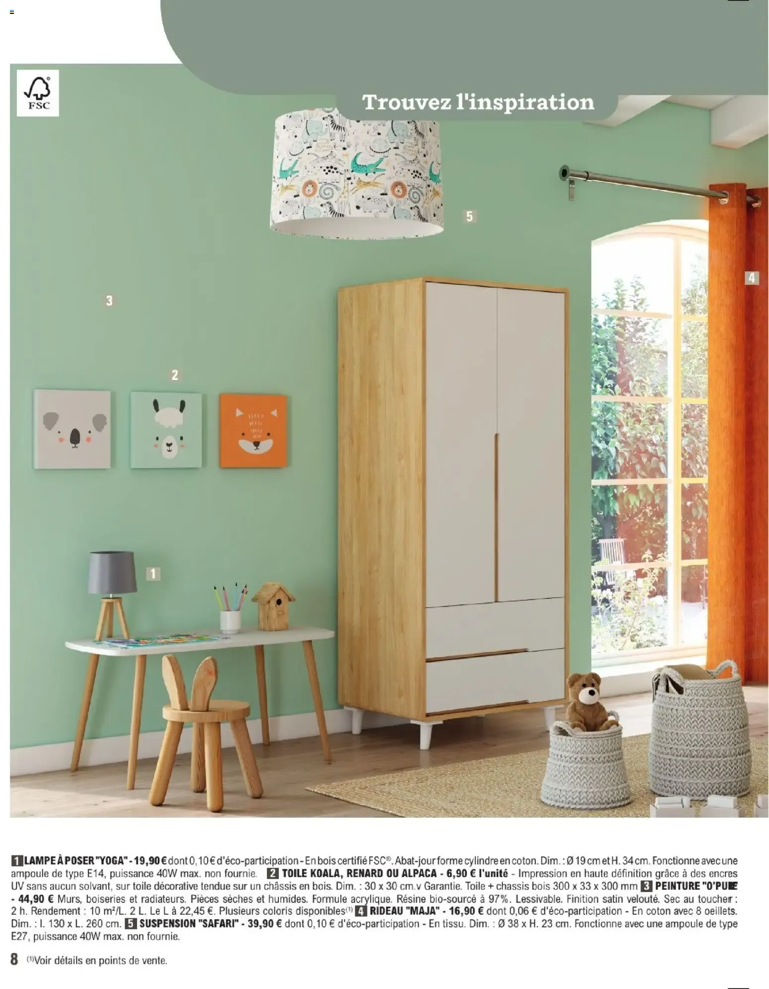 Brico E.Leclerc Guide 2026 Décoration & Luminaire du 20 janvier au 21 février 2026 - Catalogue page 8