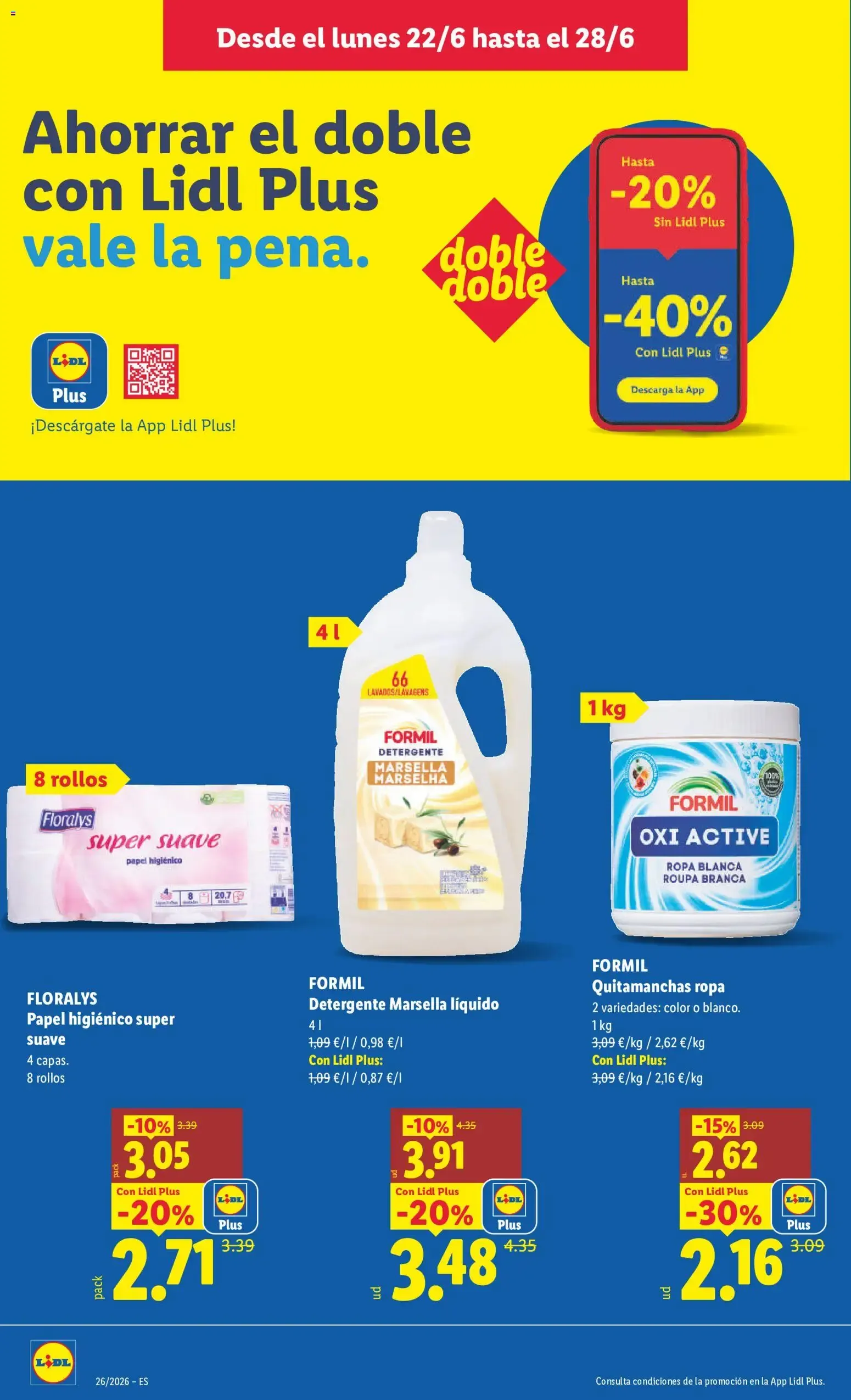 Catálogo de Lidl folleto del 22/06/2026 | Ofertas 22 de junio al 28 de junio 2026 - Página 10