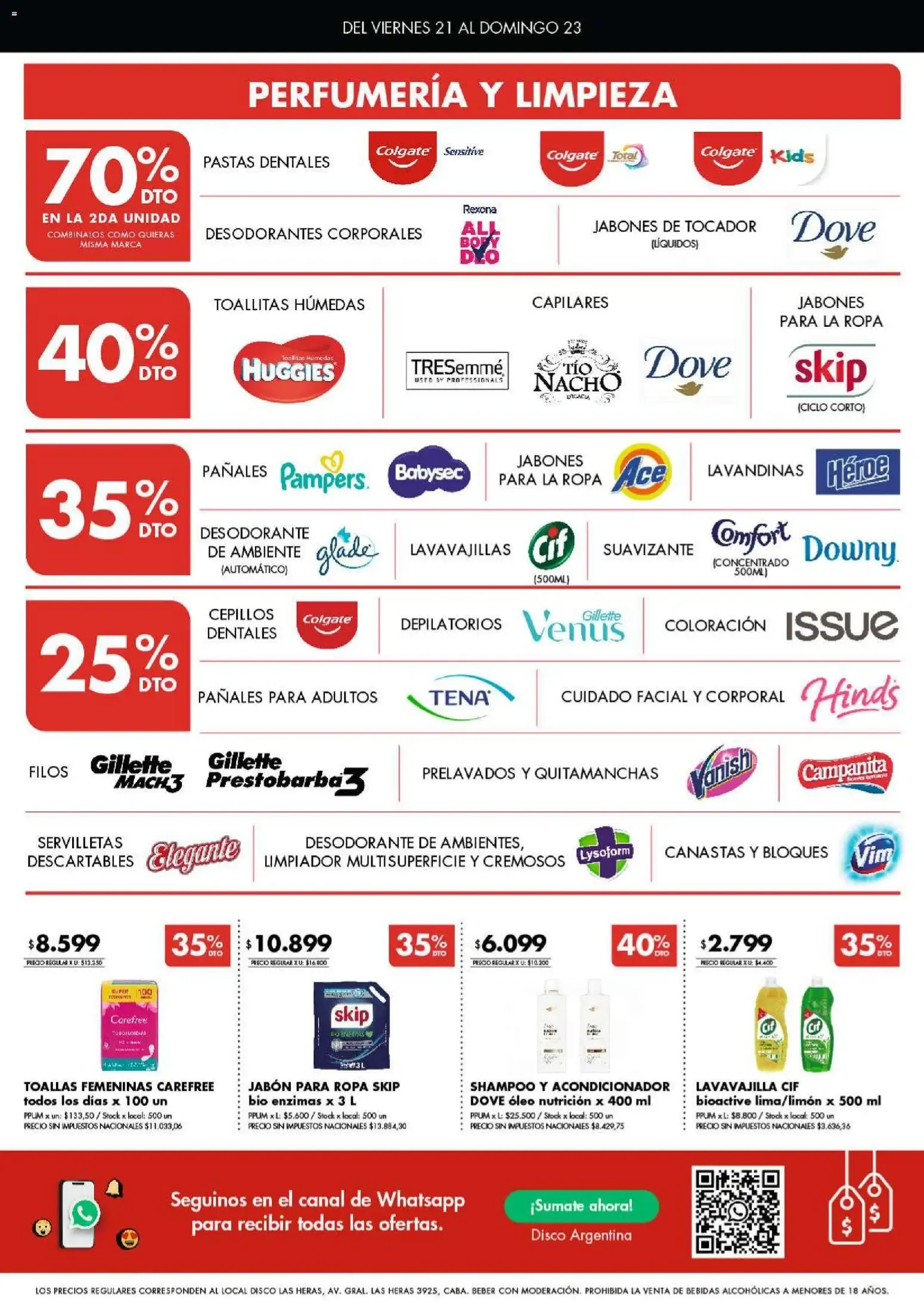 Ofertas de Disco - Superofertas Córdoba 21 de agosto al 23 de agosto 2026 - Página 6 del catálogo