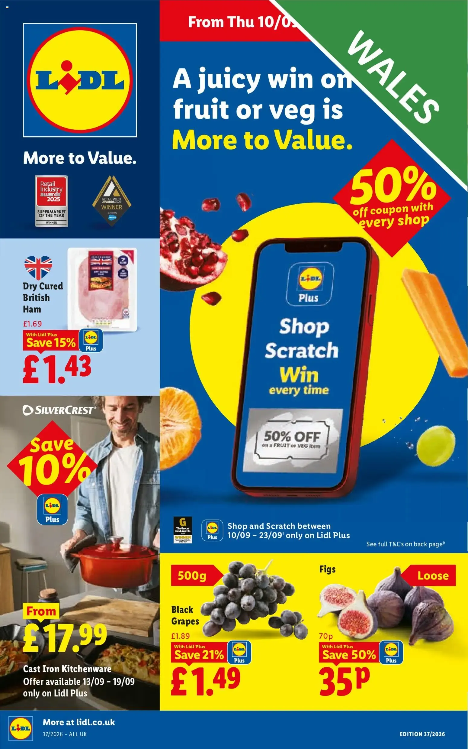 Lidl Wales: Ahorra en frutas y verduras con más valor
