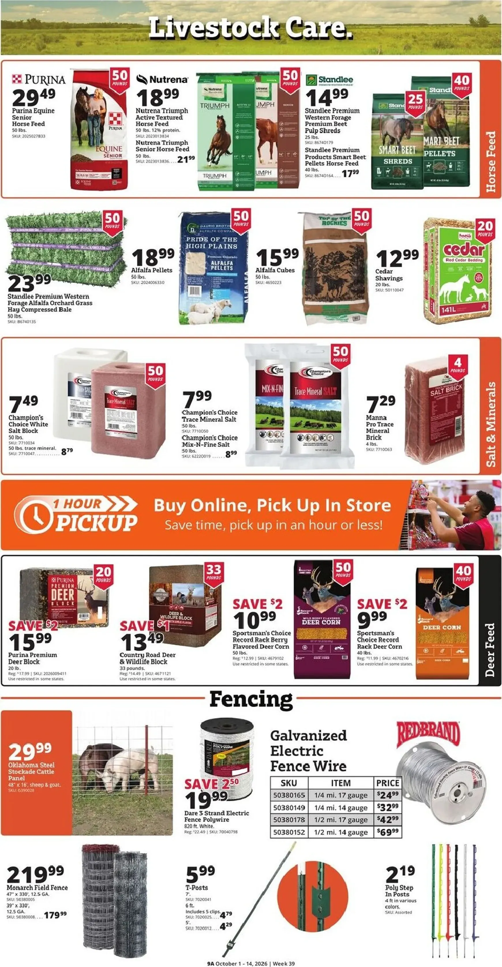 Weekly ad Current Rural King leaflet valid from Thursday 10/01/2026 to Wednesday 10/14/2026 from October 1 to October 14 2026 - Page 9