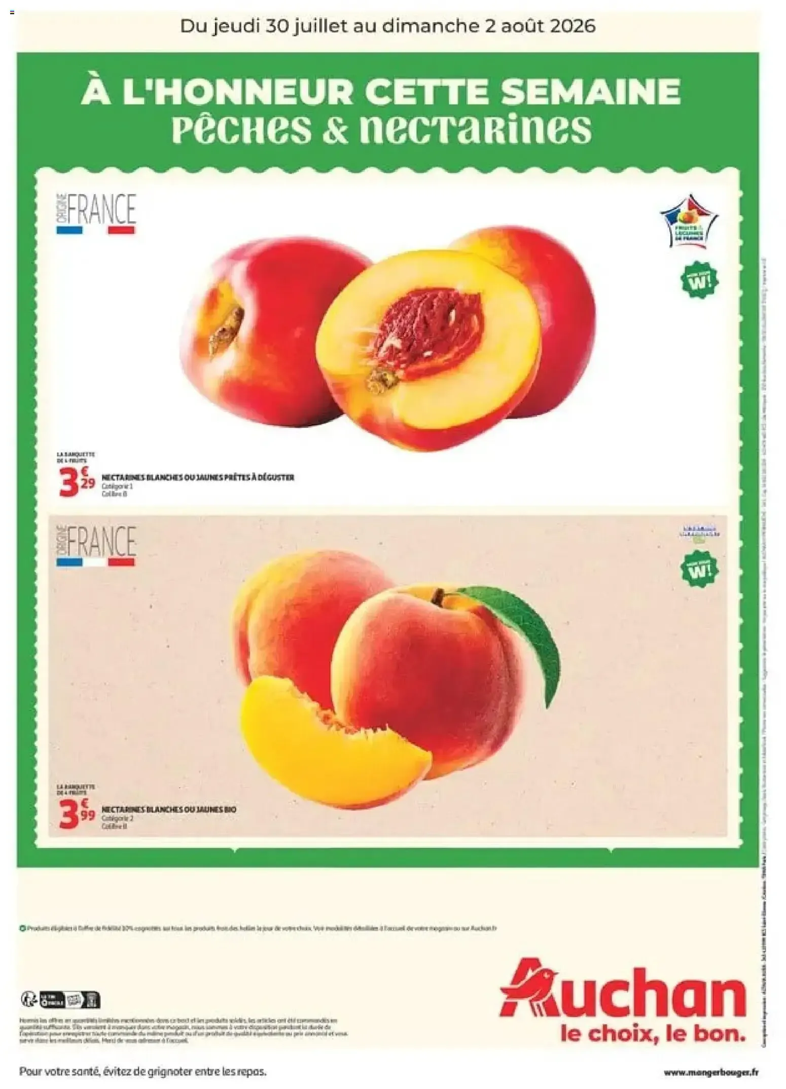 Auchan - À l'honneur cette semaine à partir du 30/07/2026 - promo en ligne du 30 juillet au 2 août 2026 - Catalogue page 2