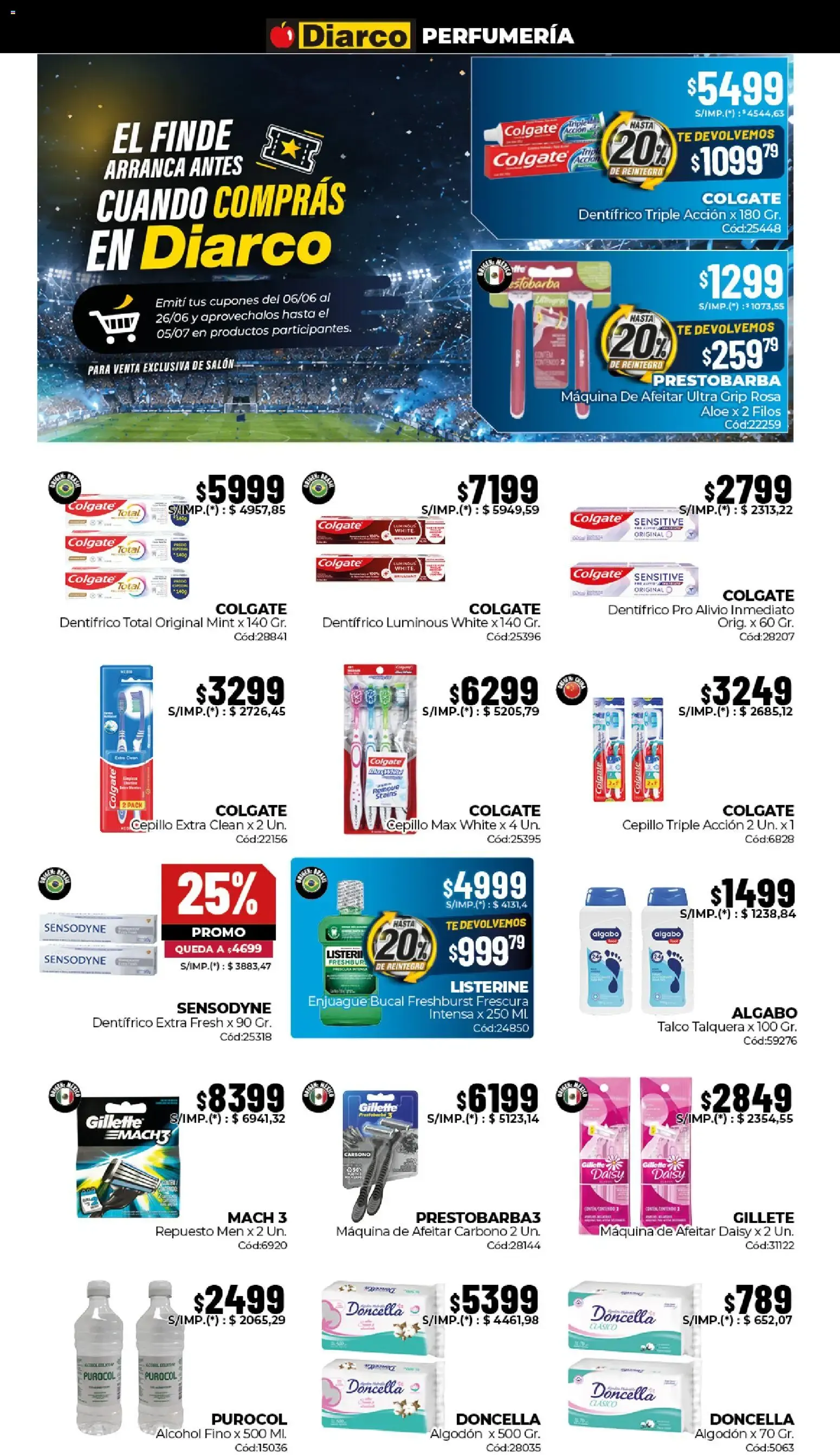 Ofertas de Diarco Ahorros Mundiales 22 de junio al 26 de junio 2026 - Página 13 del catálogo
