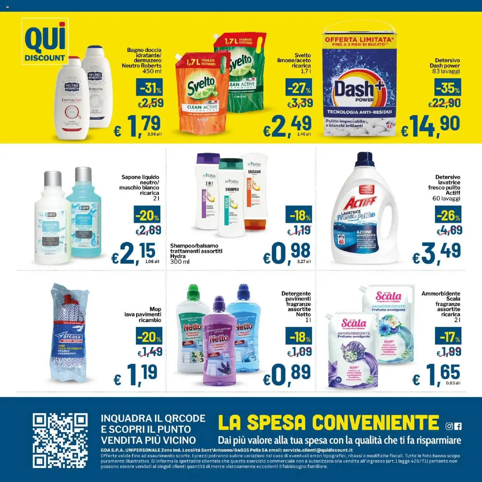 Qui Discount volantino dal 30/06/2026 - online Offerte da 30 giugno a 12 luglio di 2026 - Pagina del volantino 8