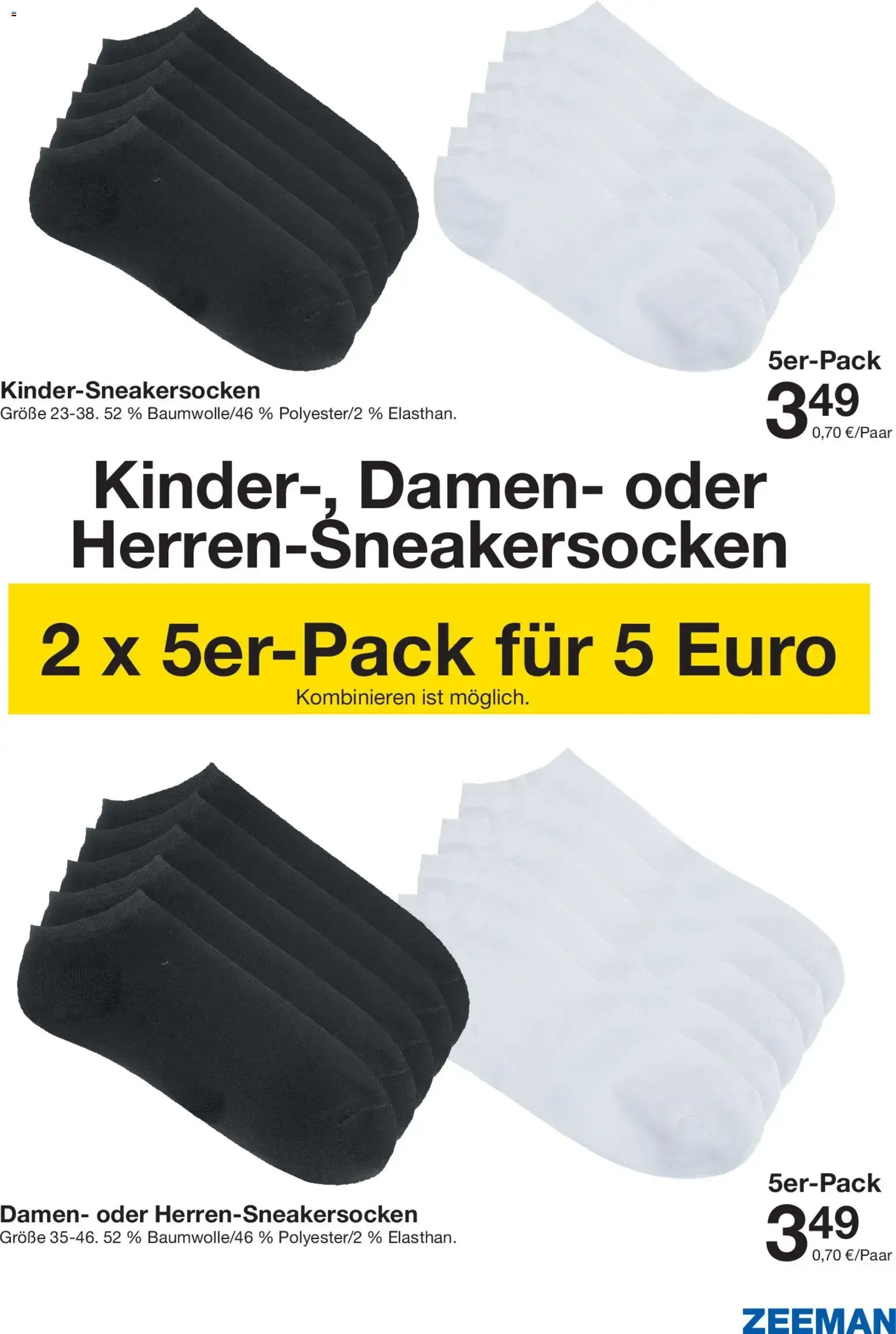 Zeeman Prospekt vom 22.08.2026 – Angebote online von 22. August bis 4. September 2026 - Prospekt seite 4