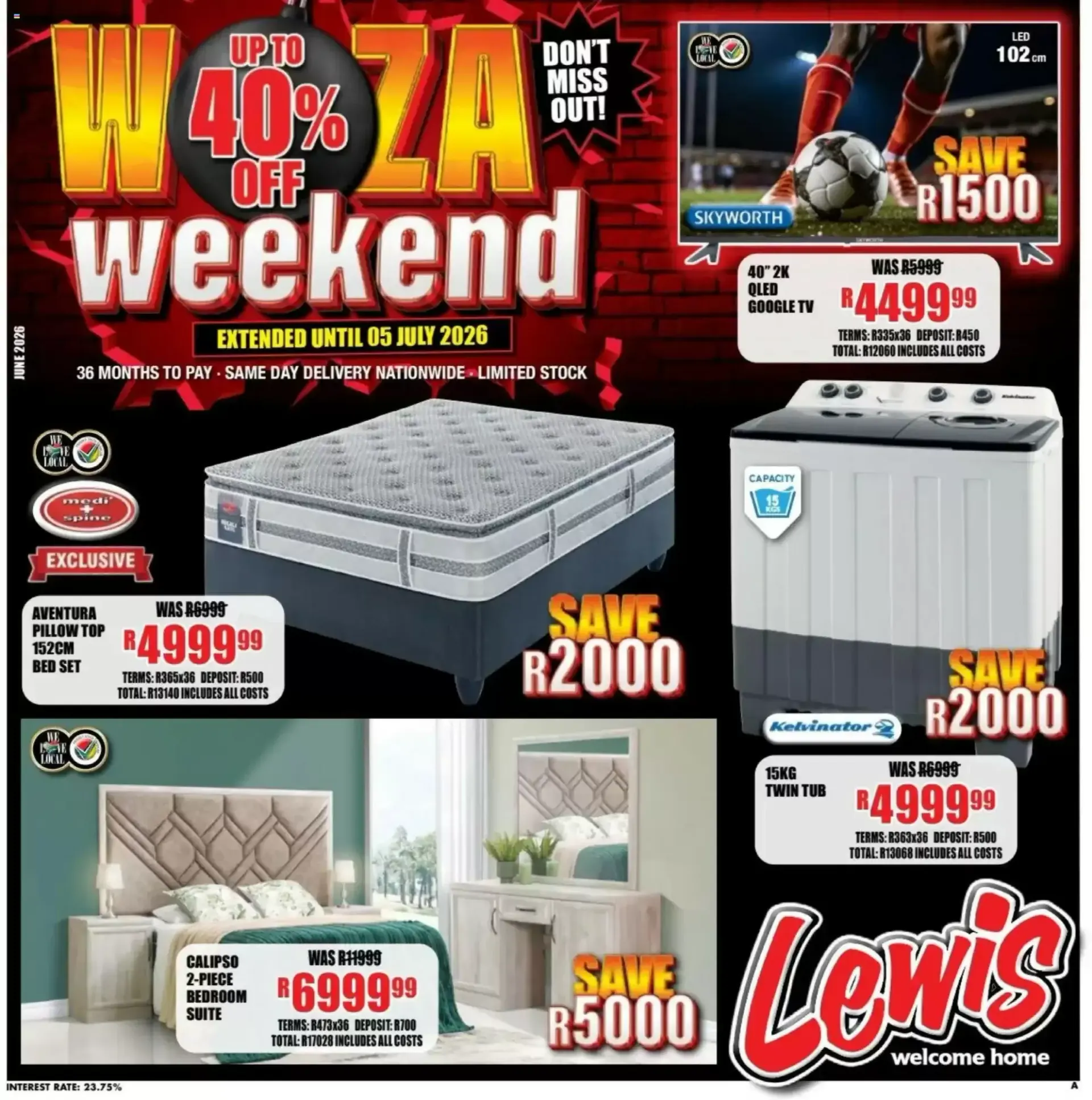 Lewis catalogue from 22 June to 5 July 2026 - Catalogue Page 1