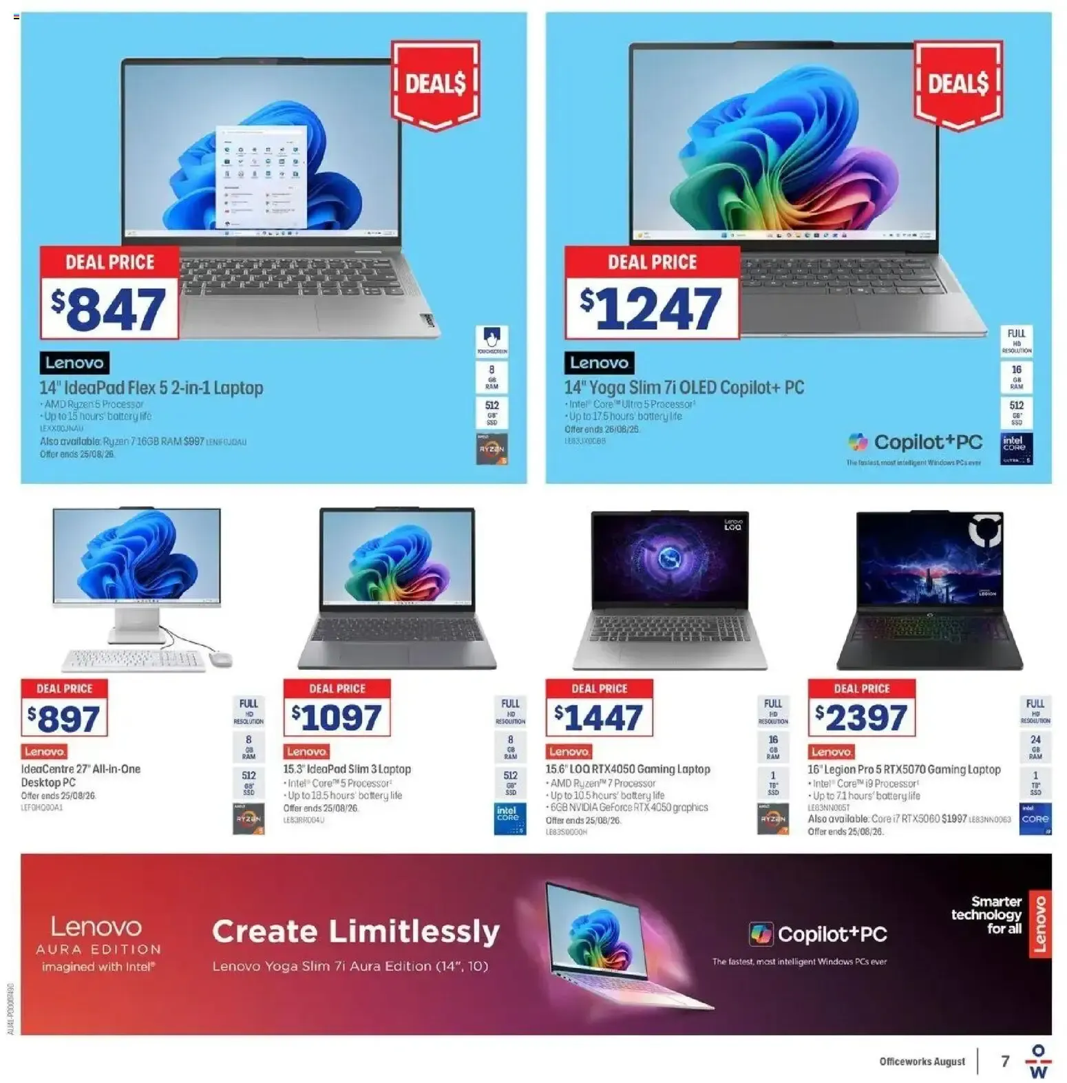 Officeworks catalogue - 11/08/2026 > weekly / monthly specials - Catalogue valid from 11 August to 25 August 2026 - page 7