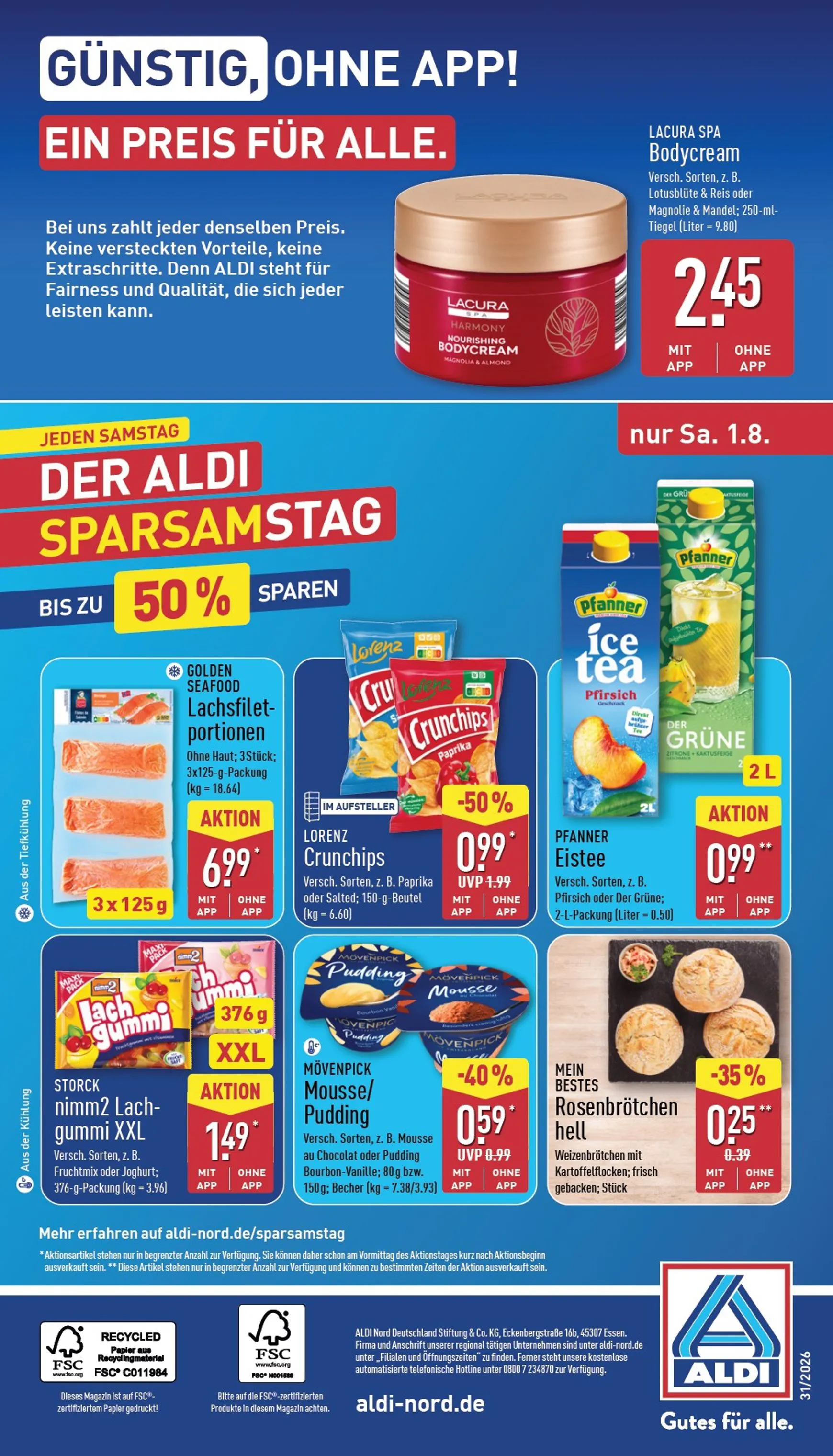 ALDI NORD - ALDI Vorschau Prospekt nächste Woche – von Montag 27.07.2026 bis Samstag 01.08.2026 von 27. Juli bis 1. August 2026 - Prospekt seite 38