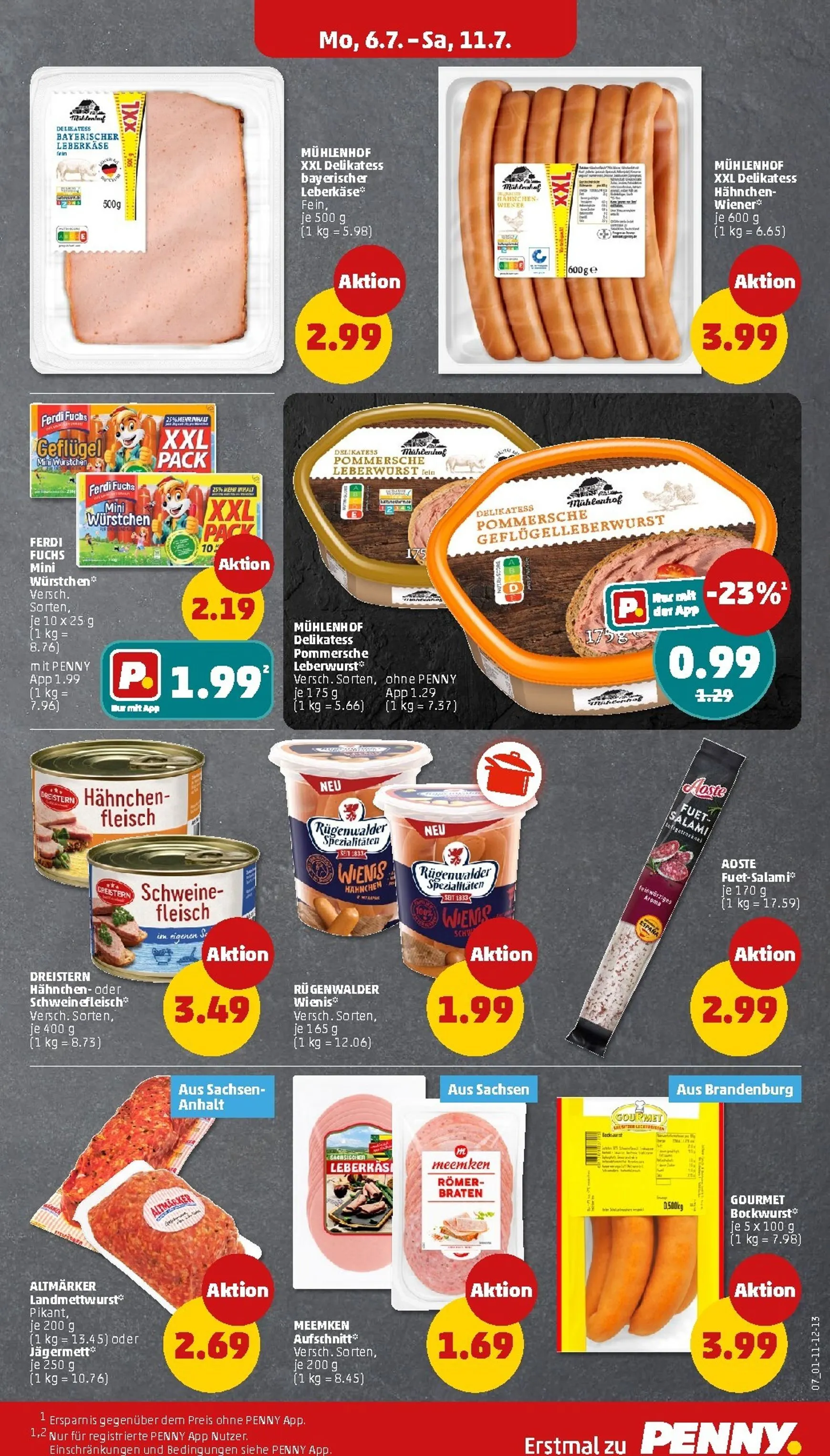 PENNY Prospekt nächste Woche – von Montag 06.07.2026 bis Samstag 11.07.2026 von 6. Juli bis 11. Juli 2026 - Prospekt seite 11