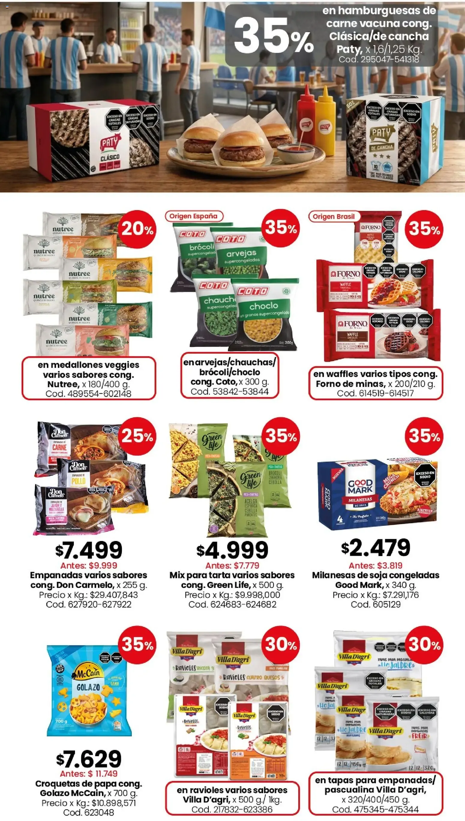 Ofertas de Coto - Carnes, verduras, pescadería, frescos y elaborados || del 22/06/2026 - 28/06/2026 || Descuentos 22 de junio al 28 de junio 2026 - Página 7 del catálogo