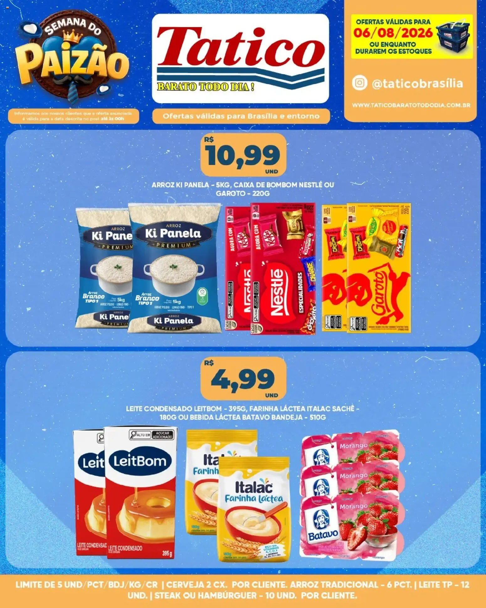 Encarte de Tatico | Semana do Paizão: Ofertas do Dia 06/08/2026 6 de agosto até 6 de agosto 2026 - Pagina 5