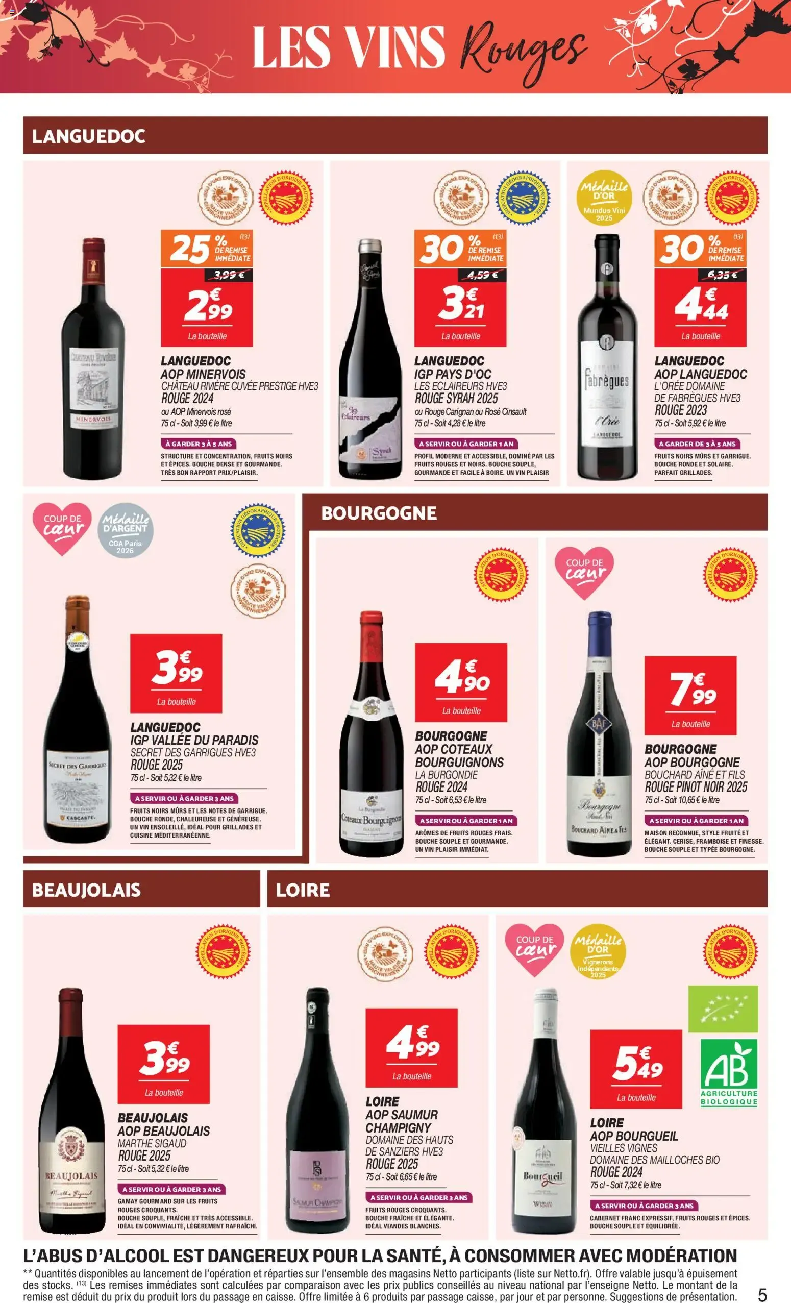 Netto Foire aux Vins d'automne du 8 septembre au 28 septembre 2026 - Catalogue page 5