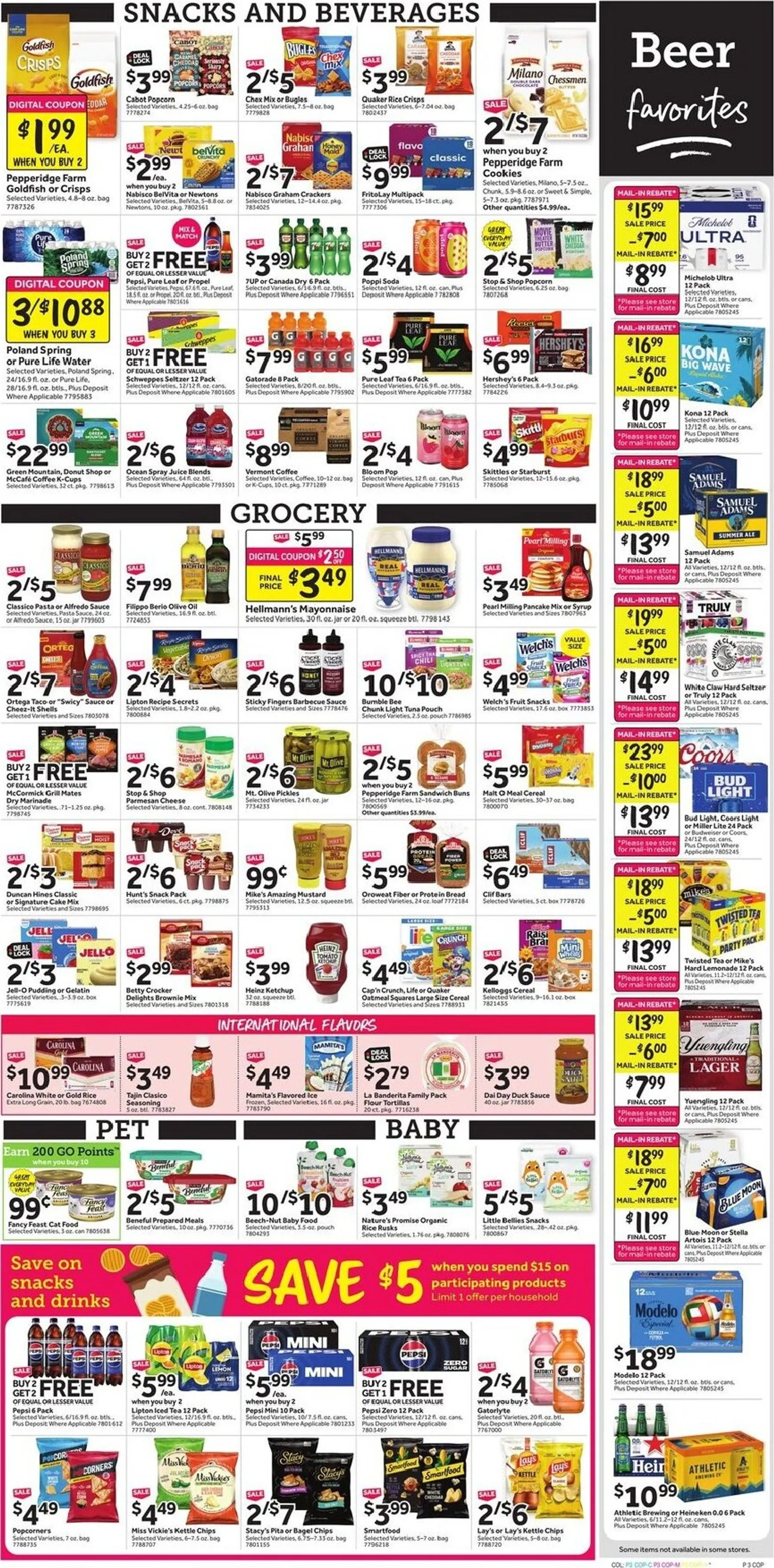 Weekly ad Current Stop and Shop leaflet valid from Friday 07/03/2026 to Thursday 07/09/2026 from July 3 to July 9 2026 - Page 7