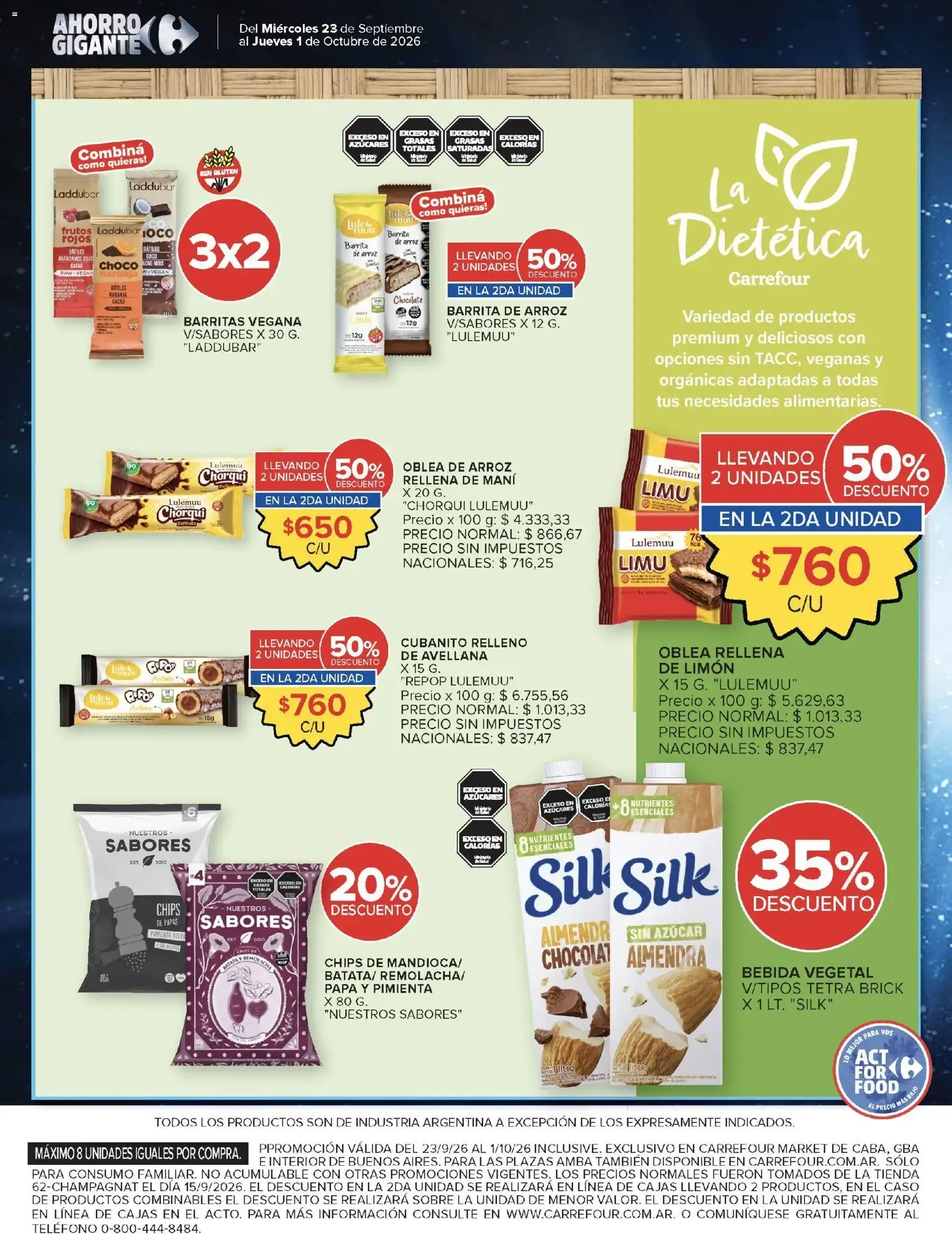 Ofertas de Carrefour Ofertas || del 23/09/2026 - 01/10/2026 || Promociones 23 de septiembre al 1 de octubre 2026 - Página 52 del catálogo