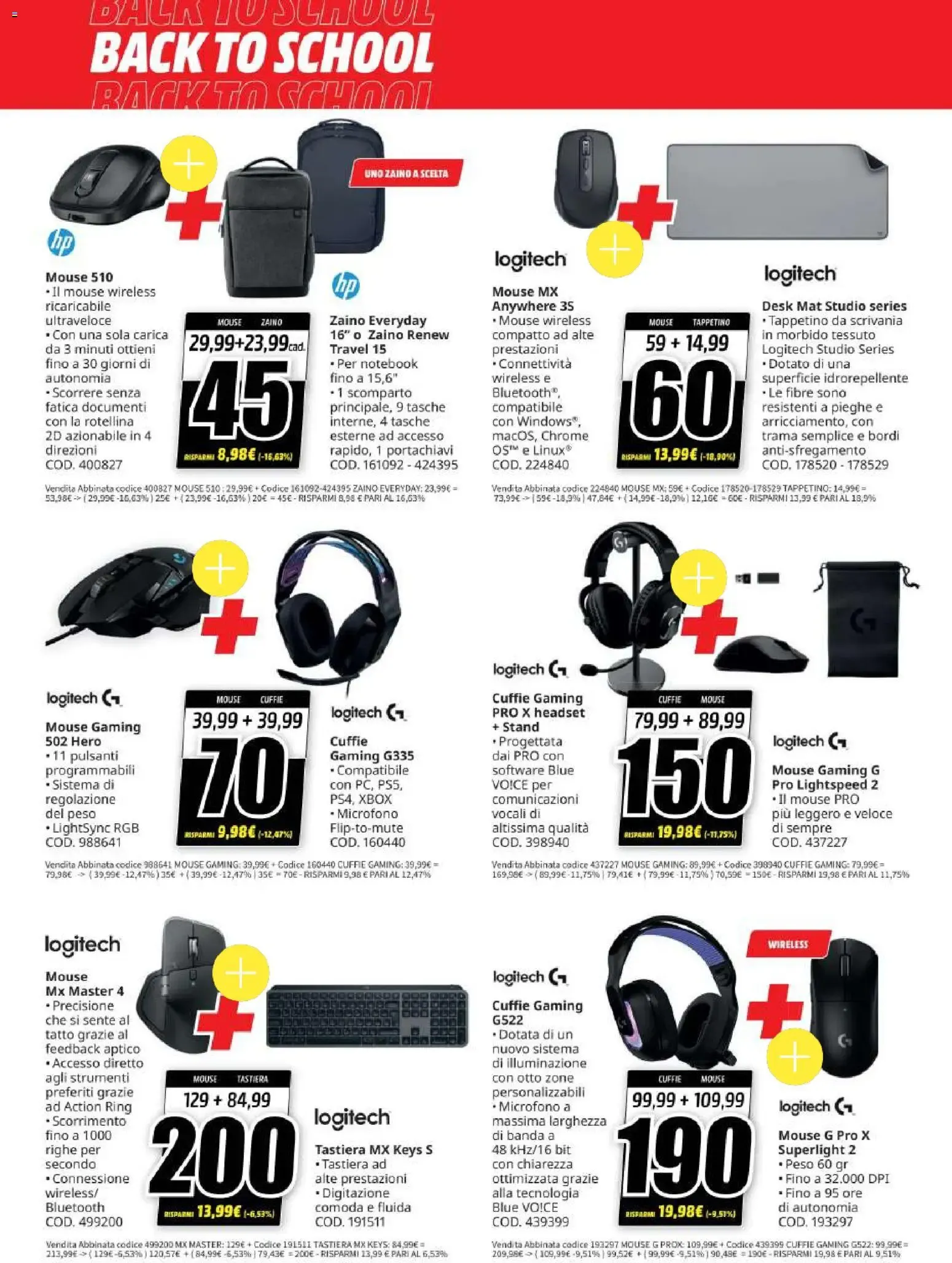 MediaWorld - Back to School da 20 agosto a 31 agosto di 2026 - Pagina del volantino 15
