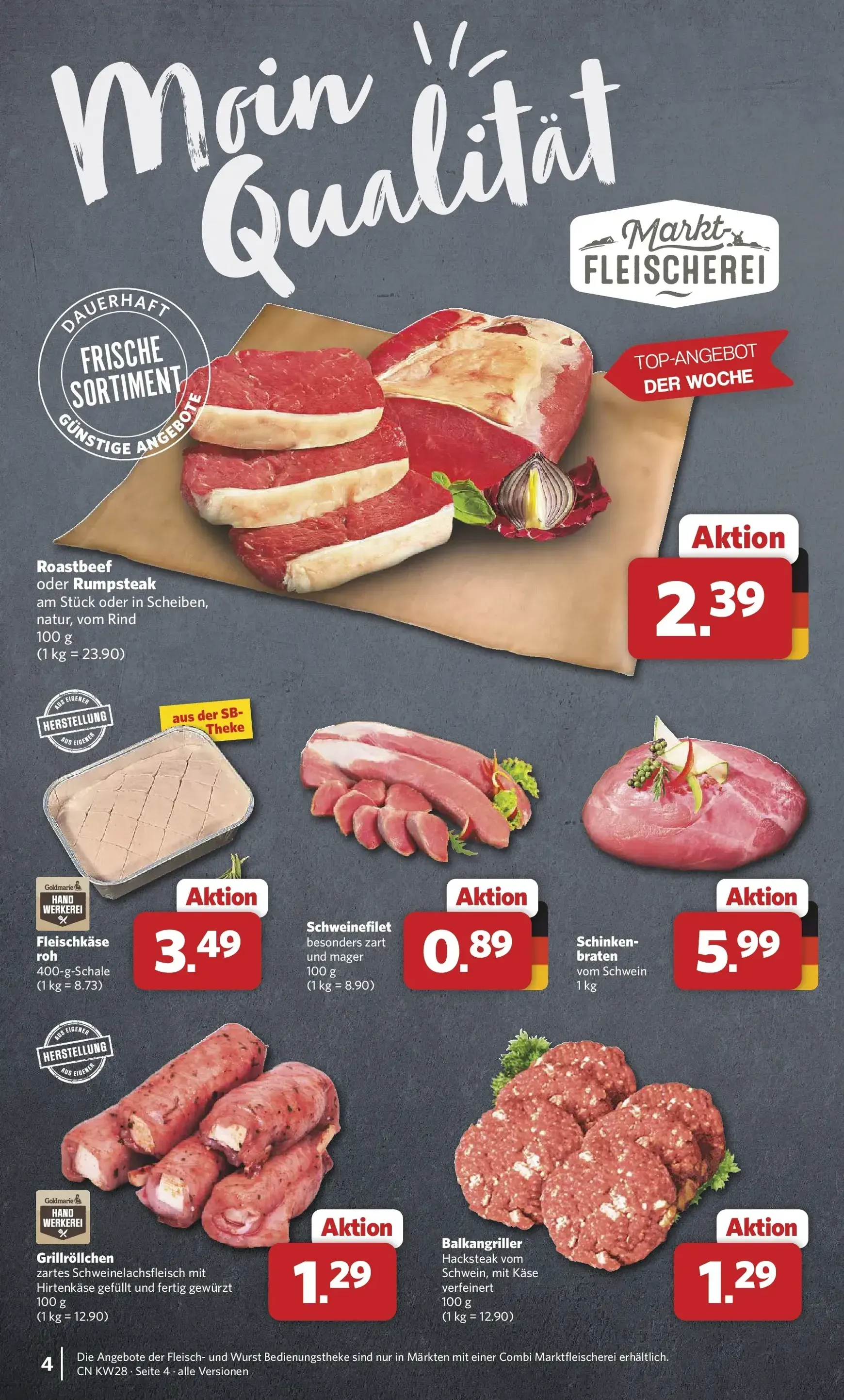 Combi Prospekt – von Montag 06.07.2026 bis Samstag 11.07.2026 von 6. Juli bis 11. Juli 2026 - Prospekt seite 4