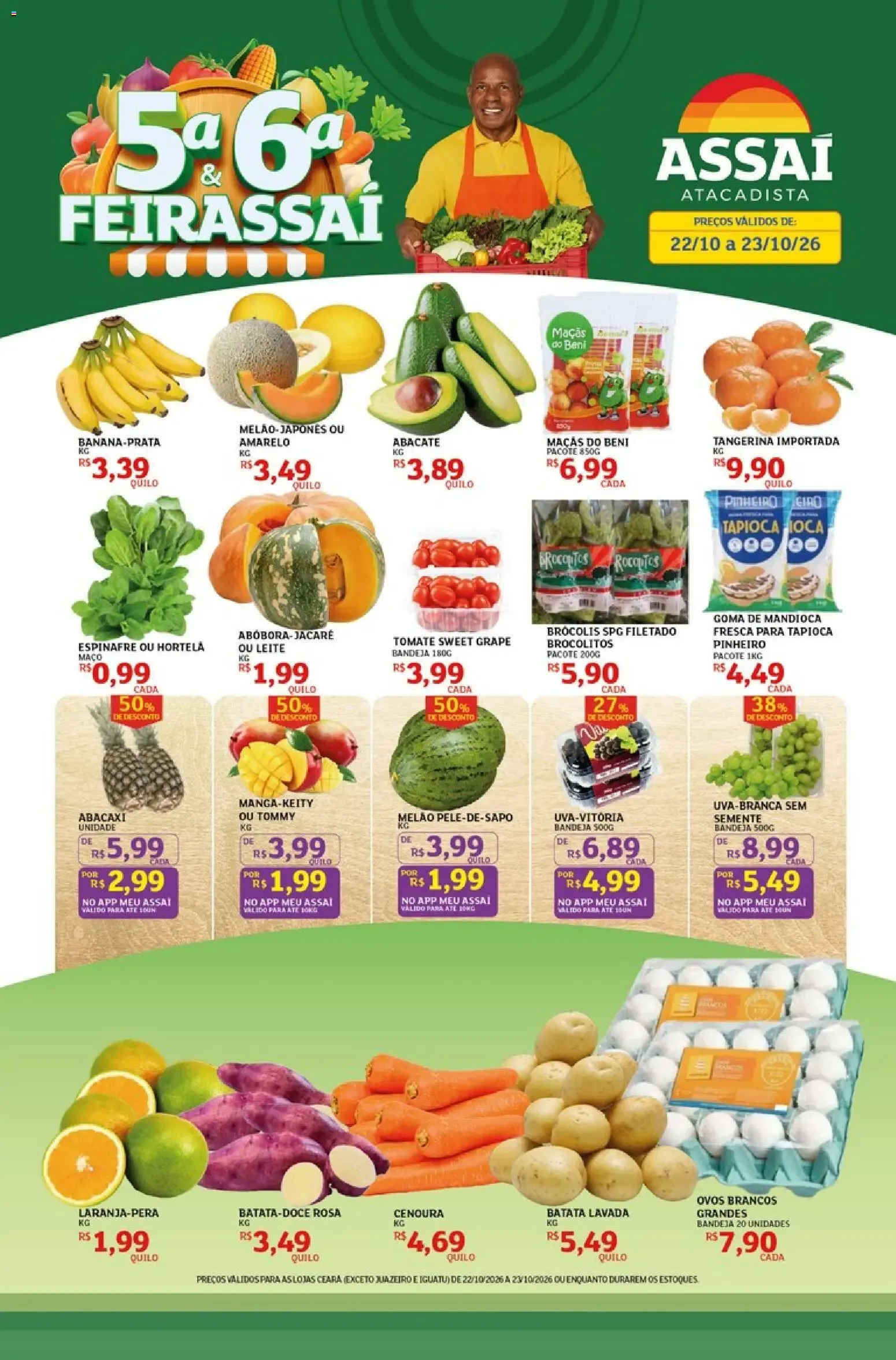 Encarte de Assaí Atacadista ofertas - CE de 22/10/2026 | Promoções Online 22 de outubro até 23 de outubro 2026 - Pagina 1