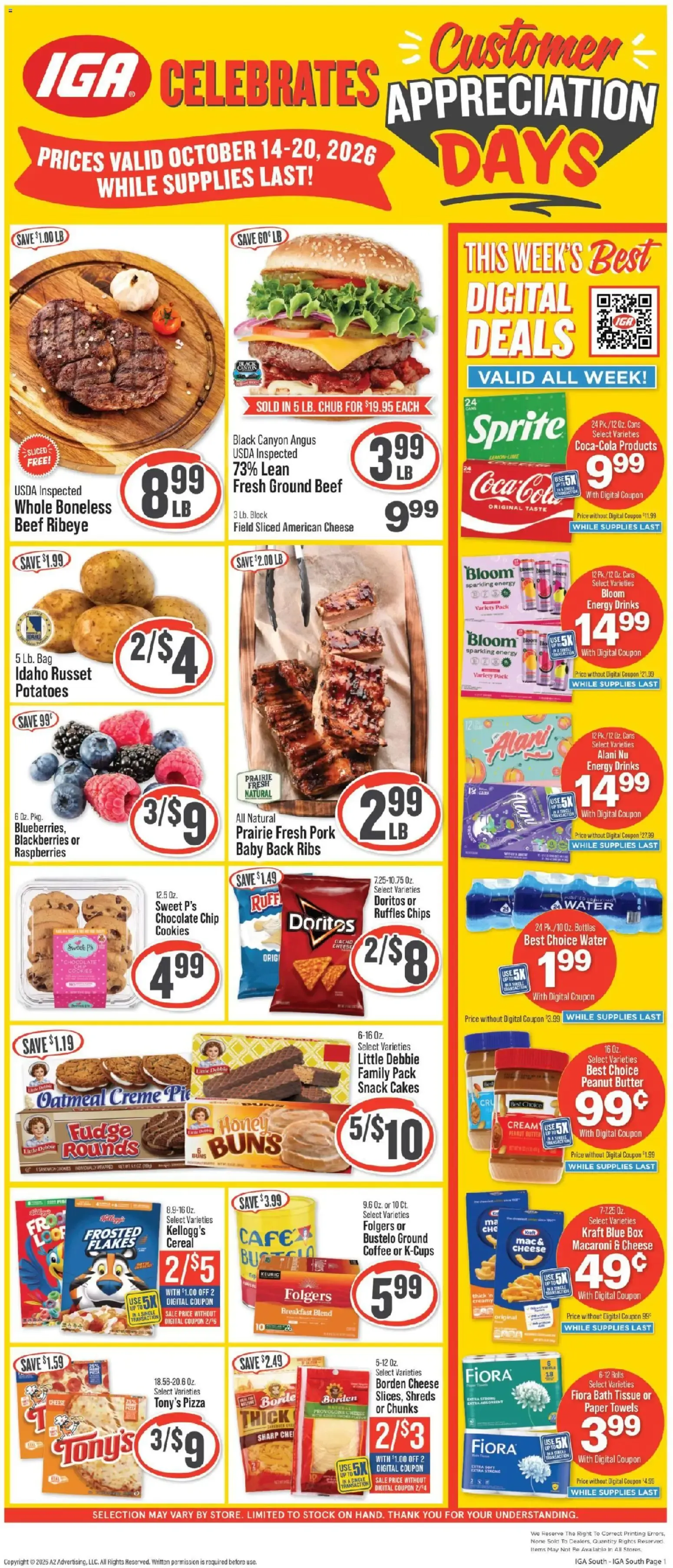 IGA Weekly Ad (10/14 - 10/20 2026) - Flyer