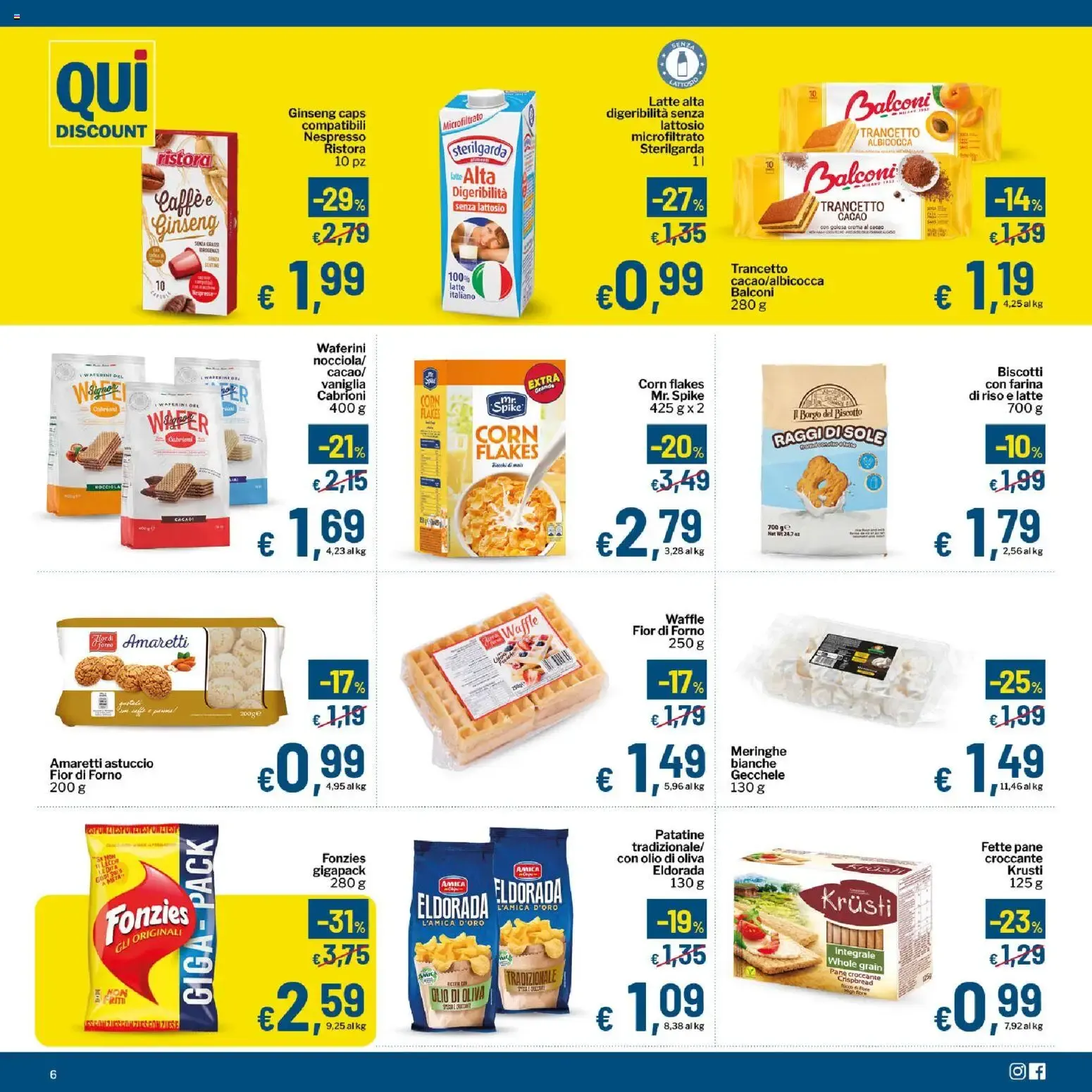 Qui Discount volantino dal 30/06/2026 - online Offerte da 30 giugno a 12 luglio di 2026 - Pagina del volantino 6