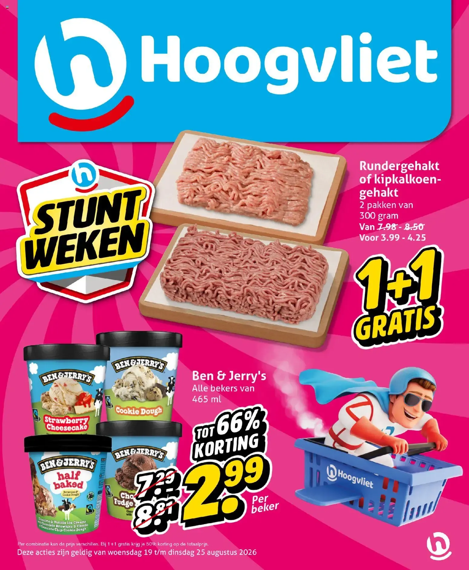 Hoogvliet Stunt Weken van 19 augustus tot 25 augustus 2026 - Folder pagina 1
