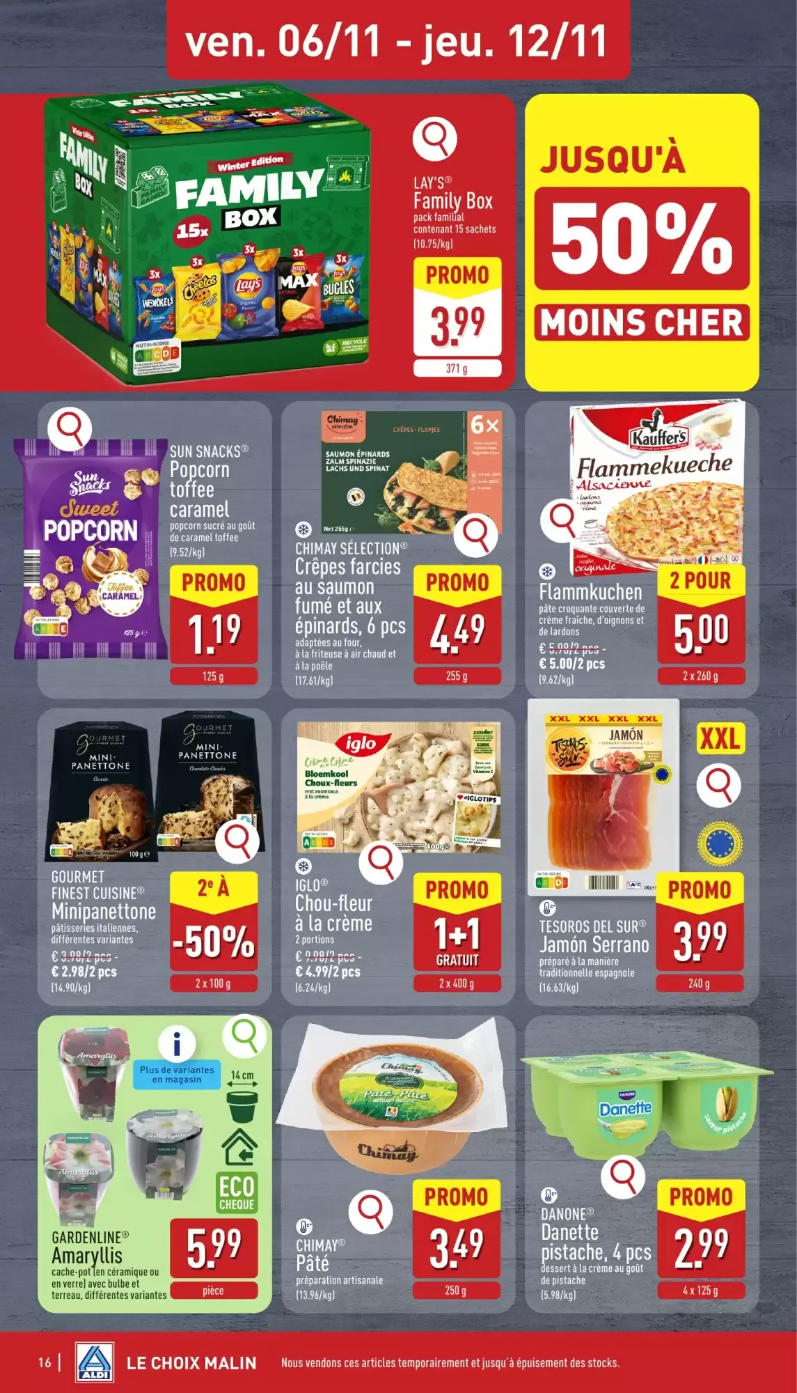 ALDI Dépliant du lun. 02/11 au sam. 07/11 inclus van 2 november tot 7 november 2026 - folder pagina 16