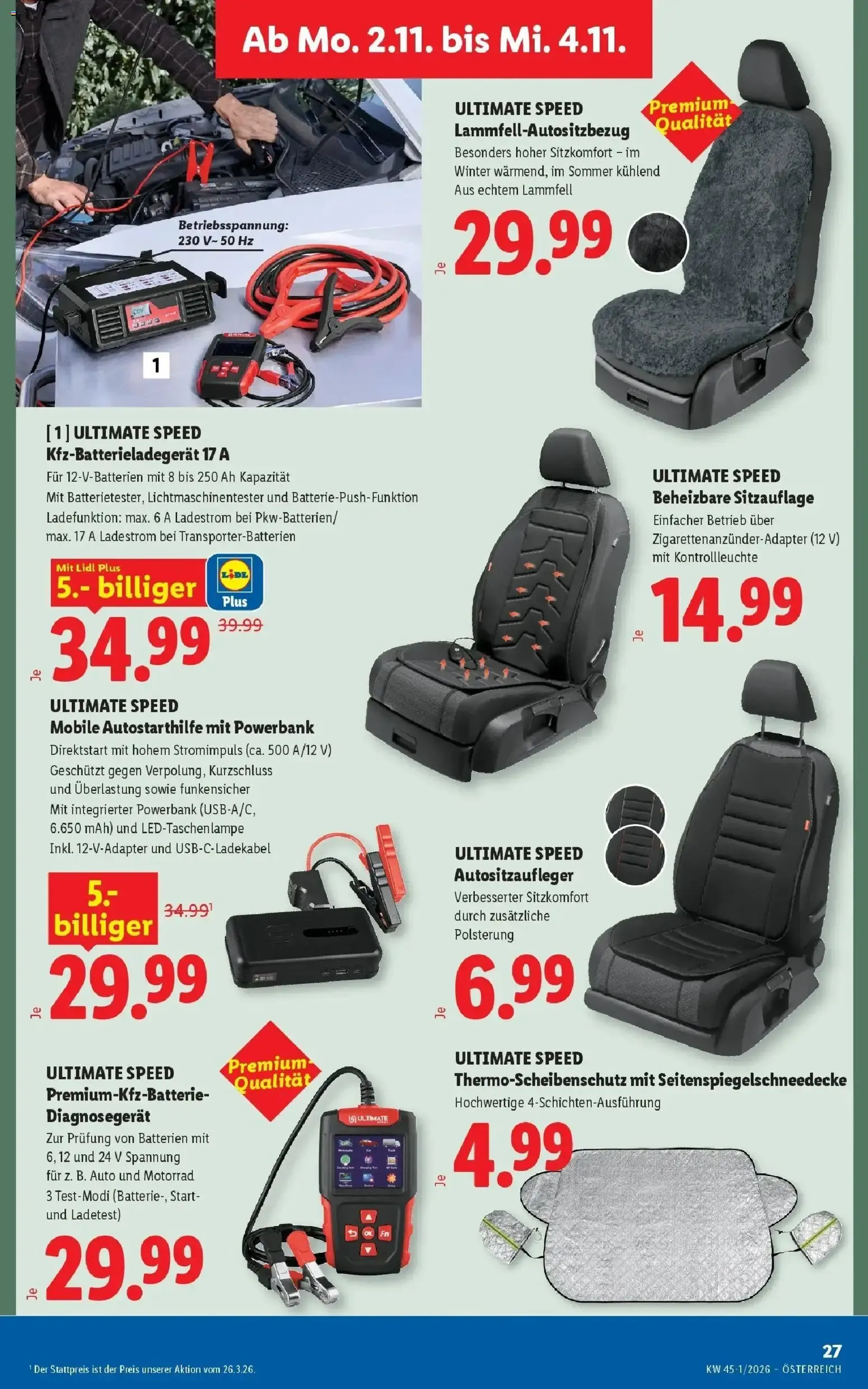 Lidl Flugblatt - Wien ab 25.10.2026 - Angebote ab donnerstag von 29. Oktober bis 31. Oktober 2026 - Flugblätt seite 34