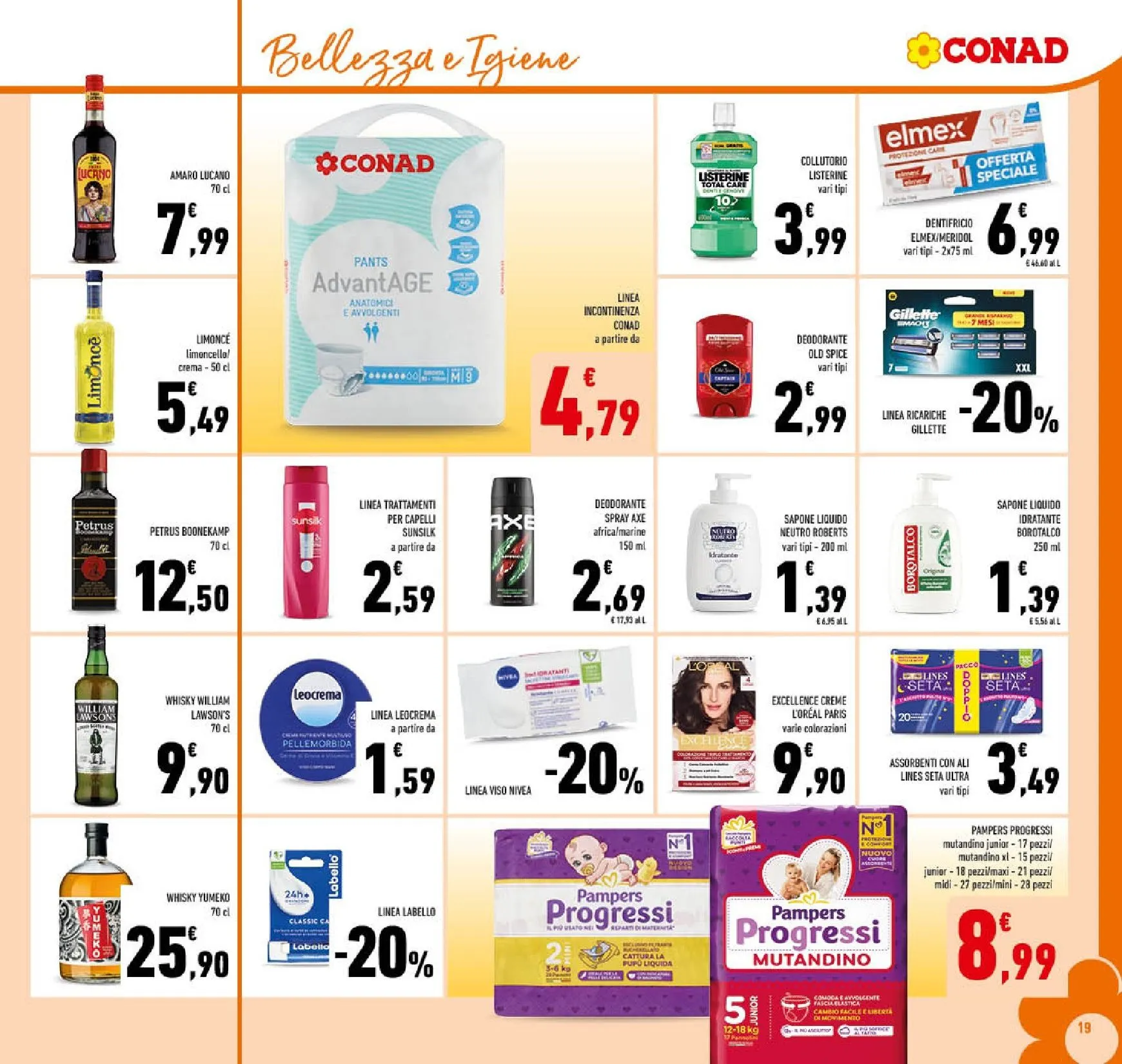 Volantino attuale di Conad valido dal mercoledì 23/09/2026 al domenica 04/10/2026 da 23 settembre a 4 ottobre di 2026 - Pagina del volantino 19